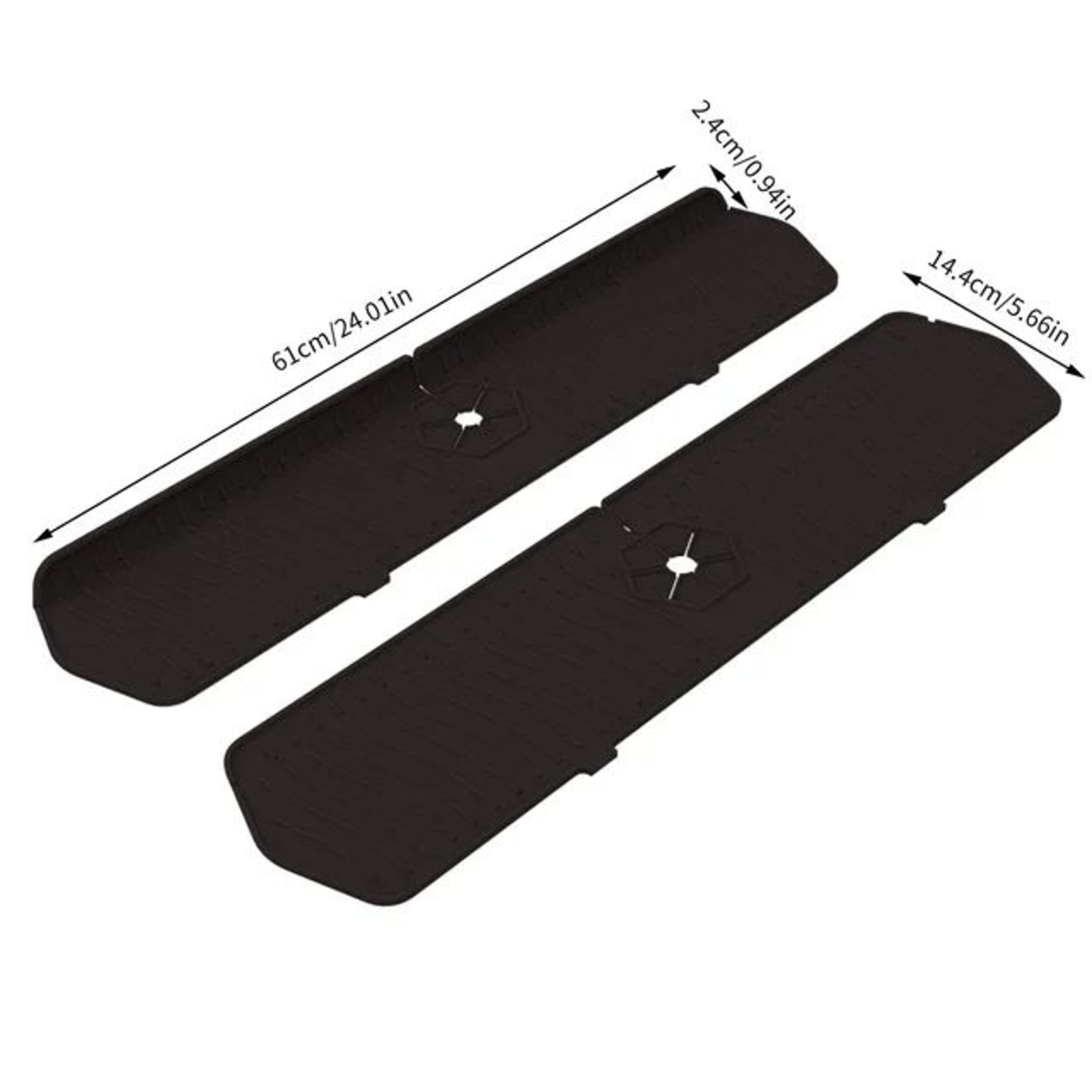 Large Silicone Faucet Mat Sink Splash Guard Countertop Protector  Water Draining Pad For Kitchen Or 7