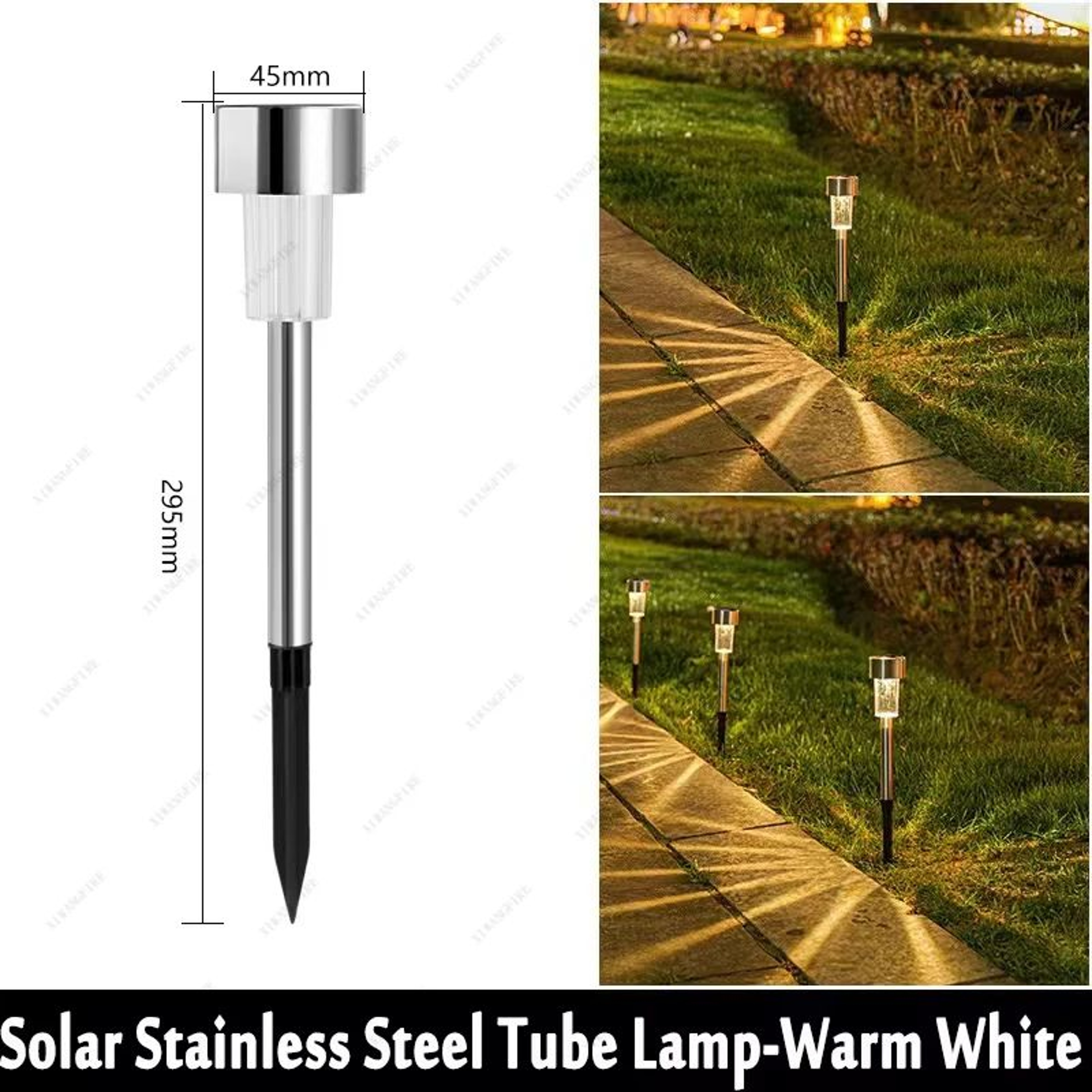 Outdoor Solar Garden Lights Waterproof LED Landscape Pathway Lamps For Yard Lawn Patio And Backyard 7