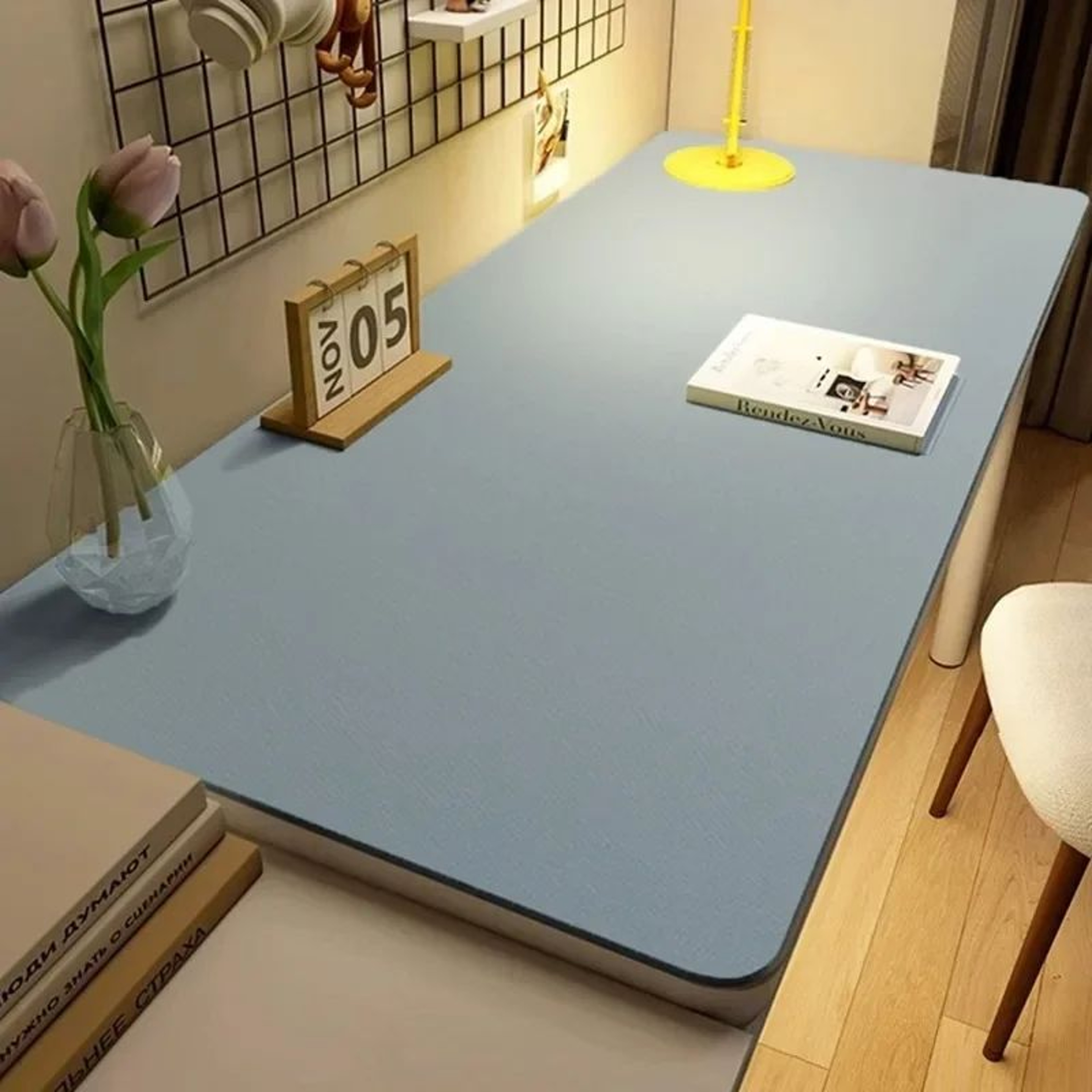Large Leather Desk Mat Waterproof Table Protector AntiSlip Gamer Keyboard  Mouse Pad For Home  Offi 5