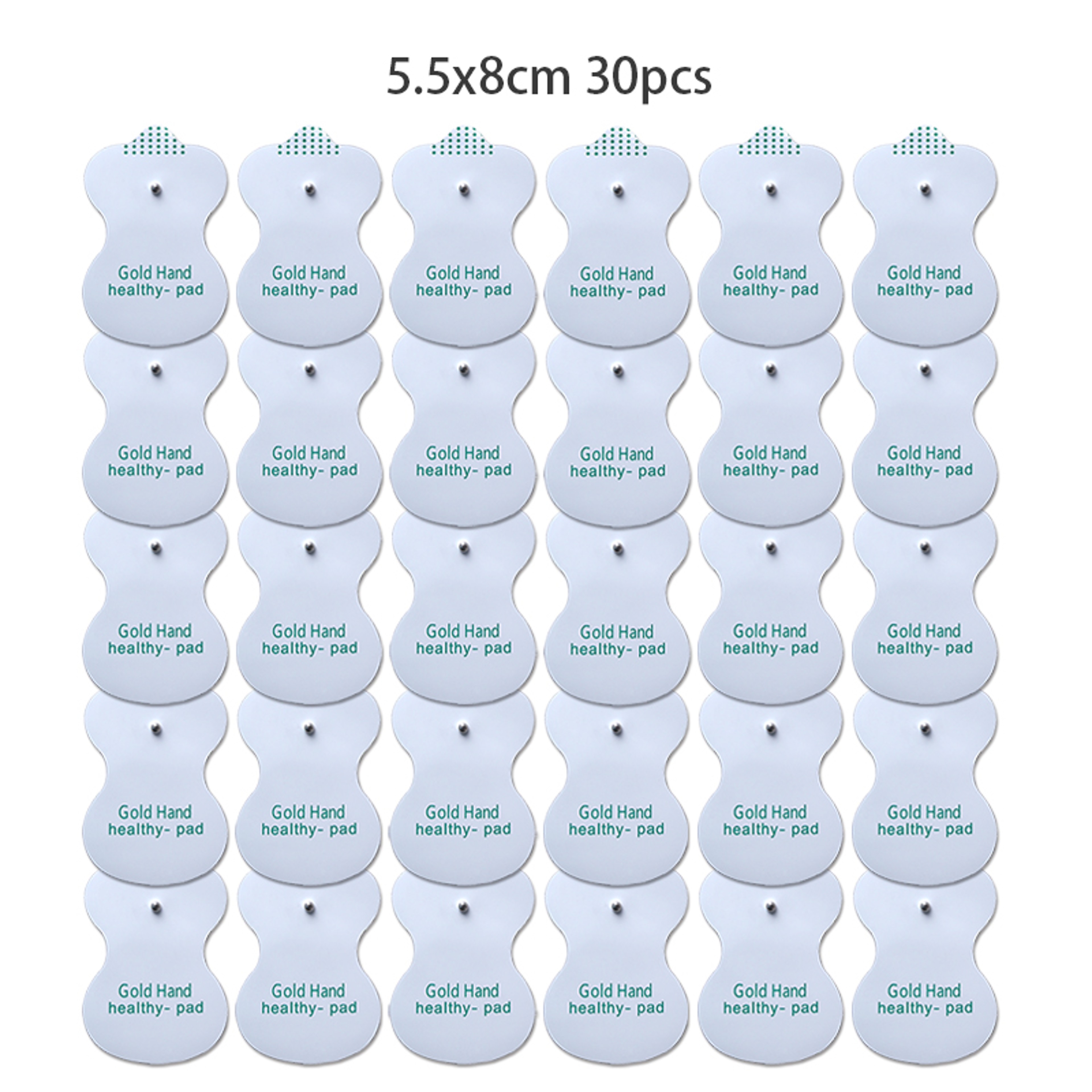 Reusable TENS Electrode Pads With Gel SelfAdhesive Pads For Digital Massager Acupuncture  Pain Reli 7