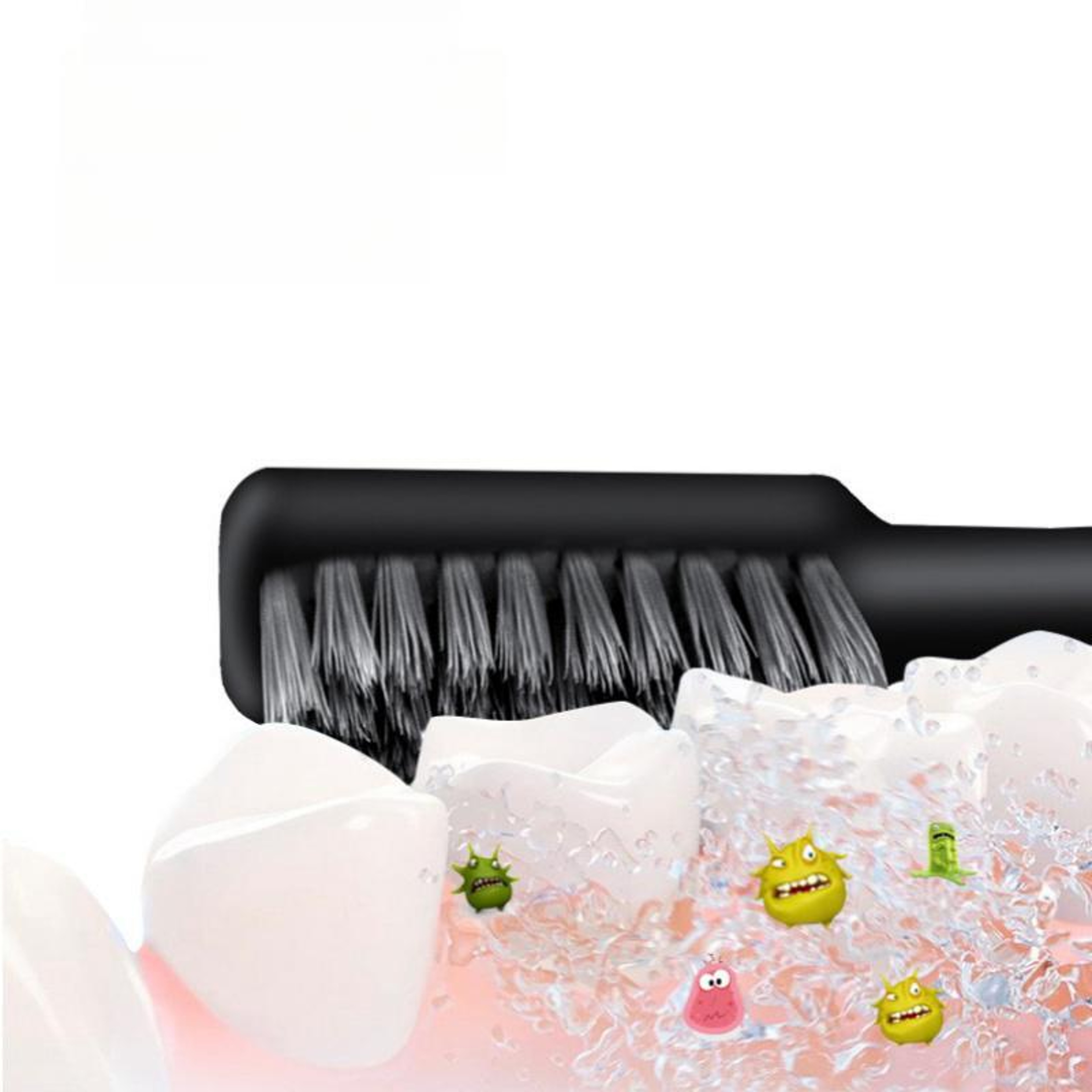Folding Charcoal Travel Toothbrush, Compact, Portable, & Hygienic Toothbrush Ideal for Camping, Hiking & On-the-Go Oral – view 3