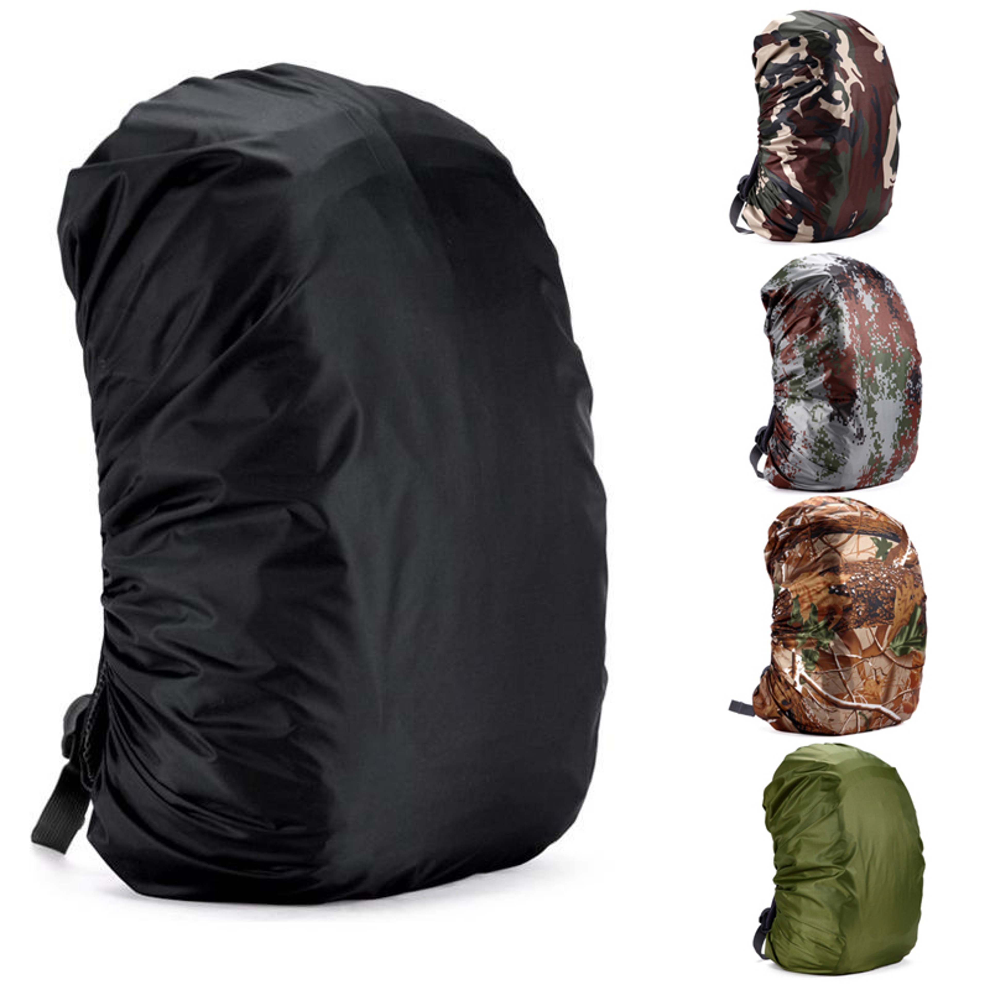 Waterproof Backpack Rain Cover for Outdoor Camping Hiking Mountaineering, Taffeta Rain Cap for Bags – view 1