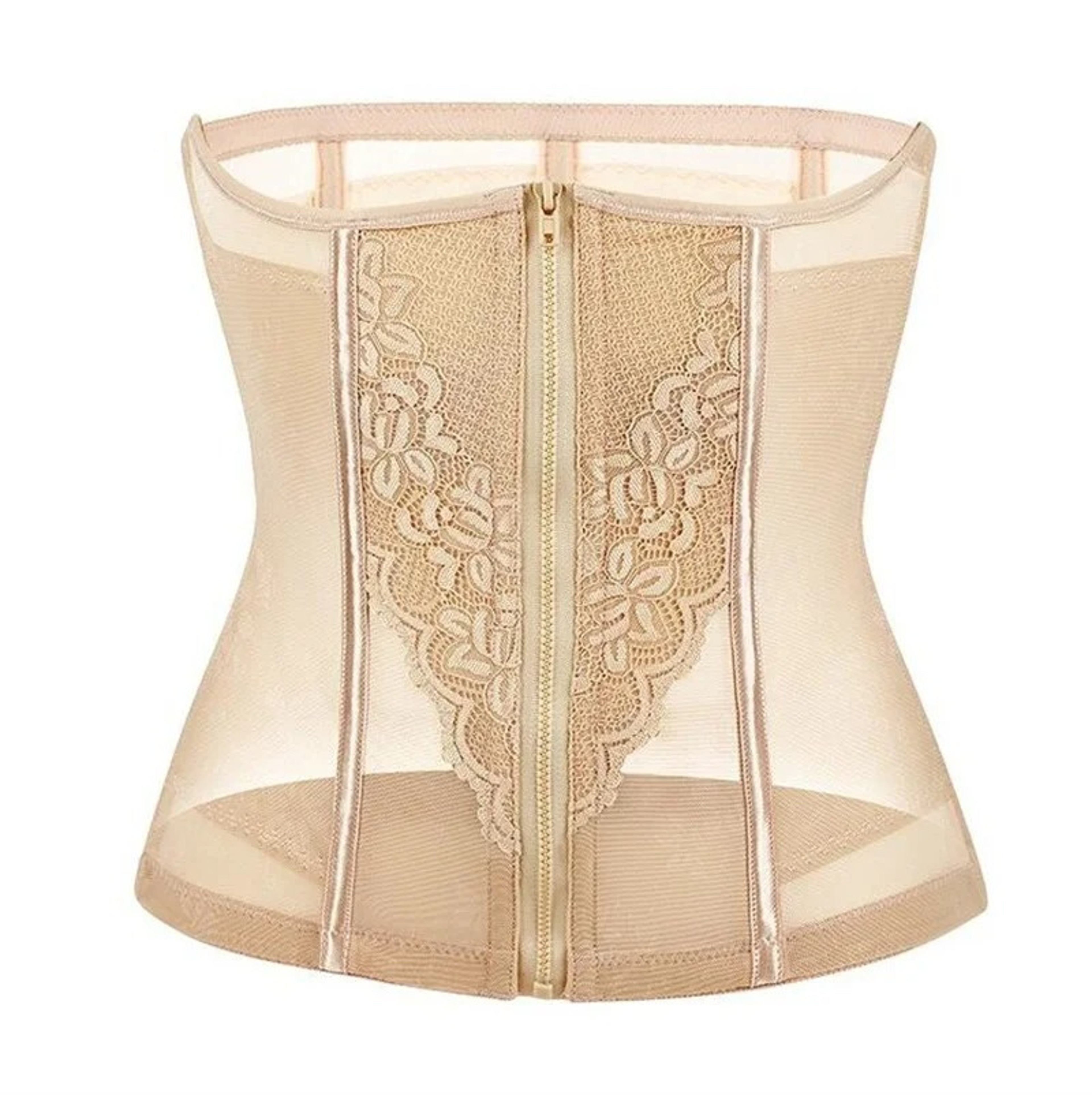 Women Tummy Control Shapewear, Dimmkof 9 Steel Bones Waist Trimmer with Double Buckle, Breathable Workout Girdle – view 7