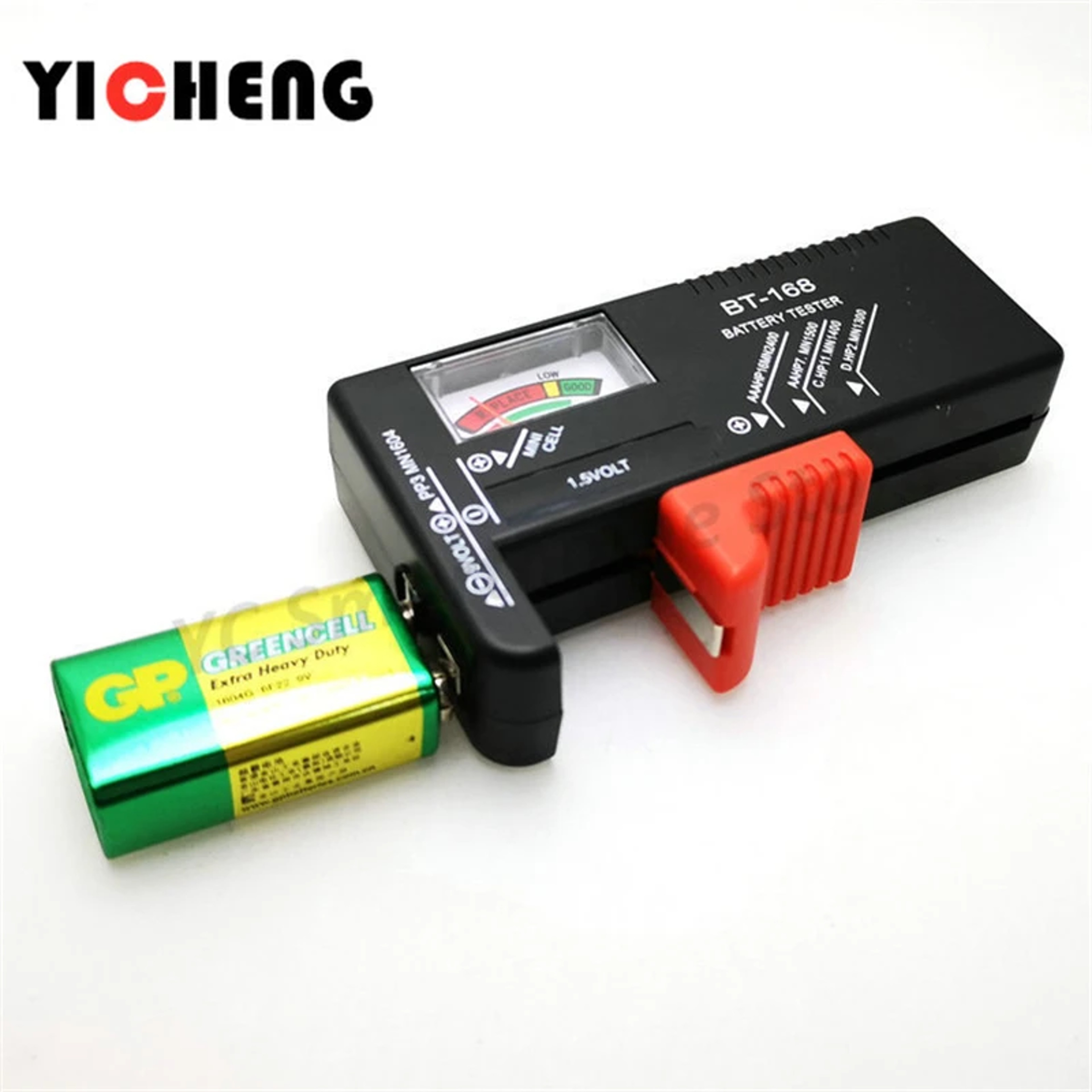 Battery Tester Digital BT-168 Battery Capacity Checker for AA AAA 9V C D Button Cell Batteries with Color Display – view 3