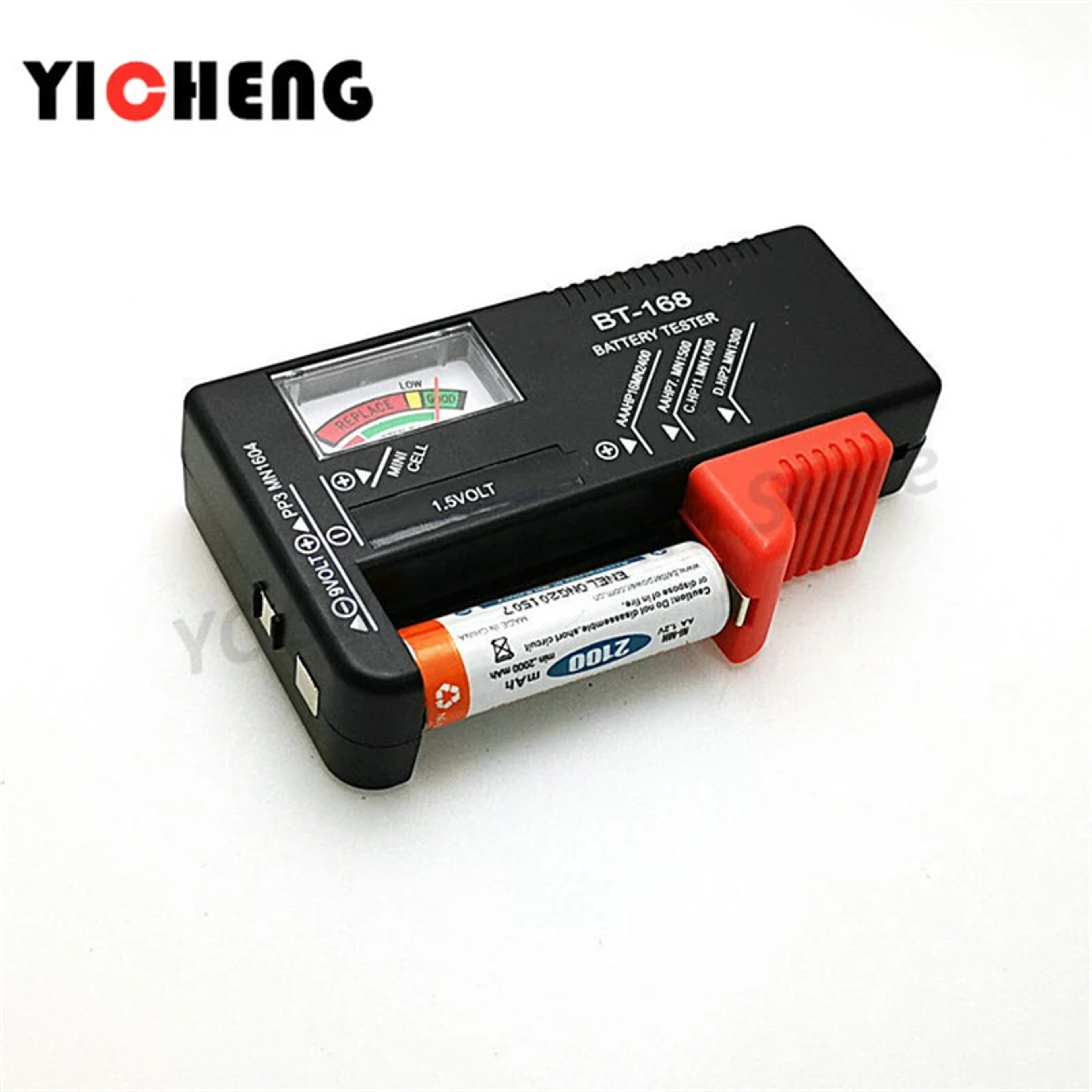 Battery Tester Digital BT-168 Battery Capacity Checker for AA AAA 9V C D Button Cell Batteries with Color Display – view 4