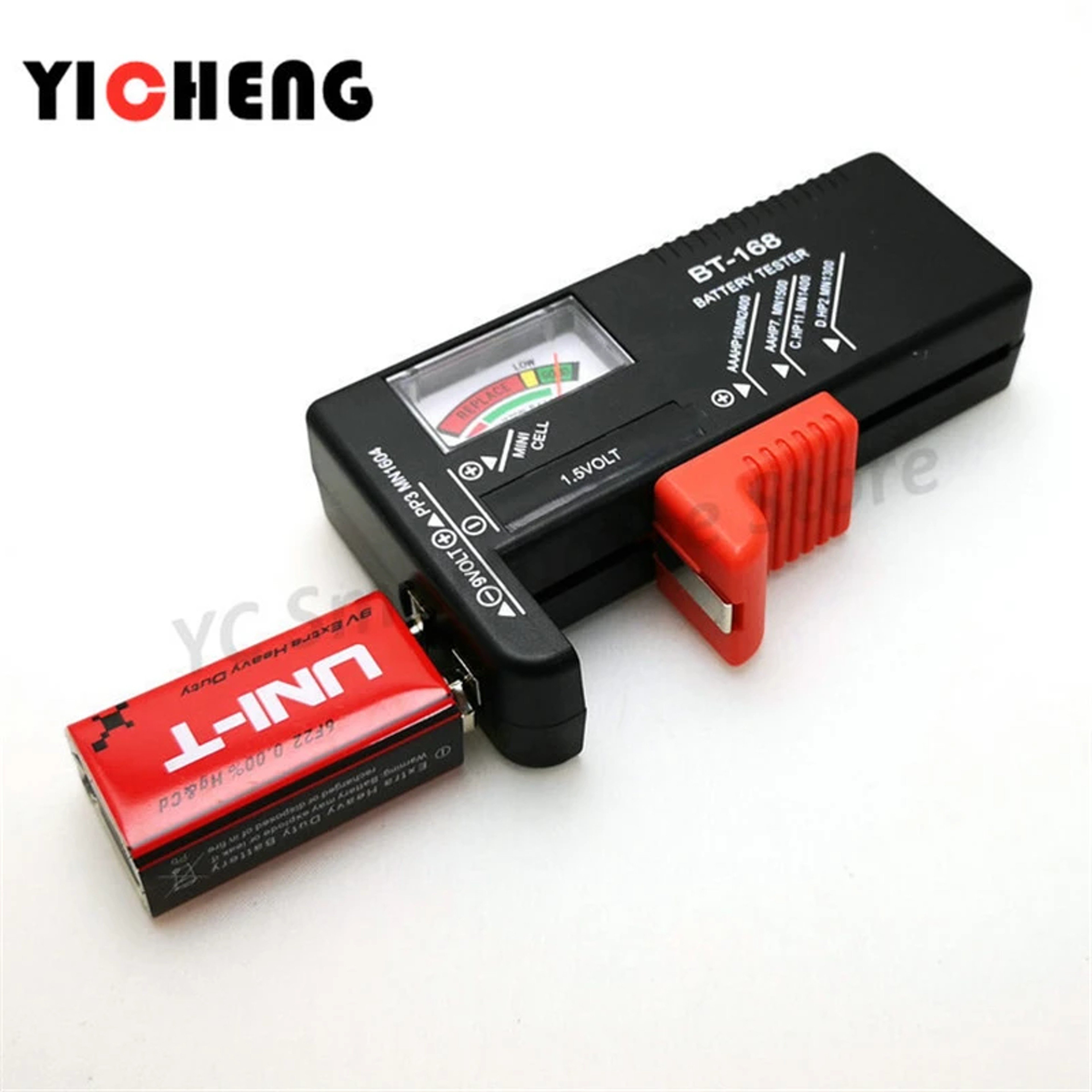 Battery Tester Digital BT-168 Battery Capacity Checker for AA AAA 9V C D Button Cell Batteries with Color Display – view 5