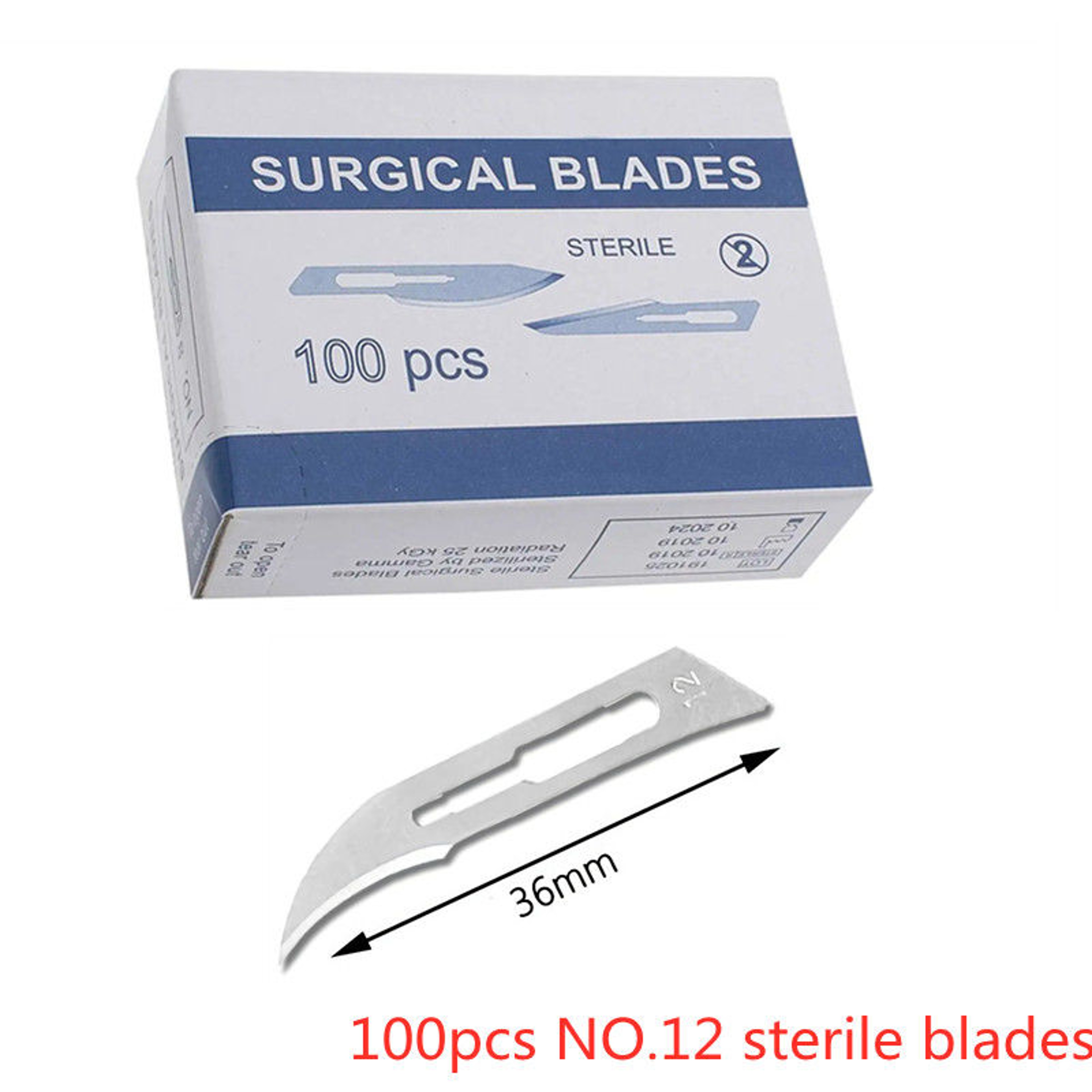 Carbon Steel Surgical Blades for Phone Repair, Carving, Eyebrow Grooming, Animal Care & Scalpel Knife Precision Cutter – view 13