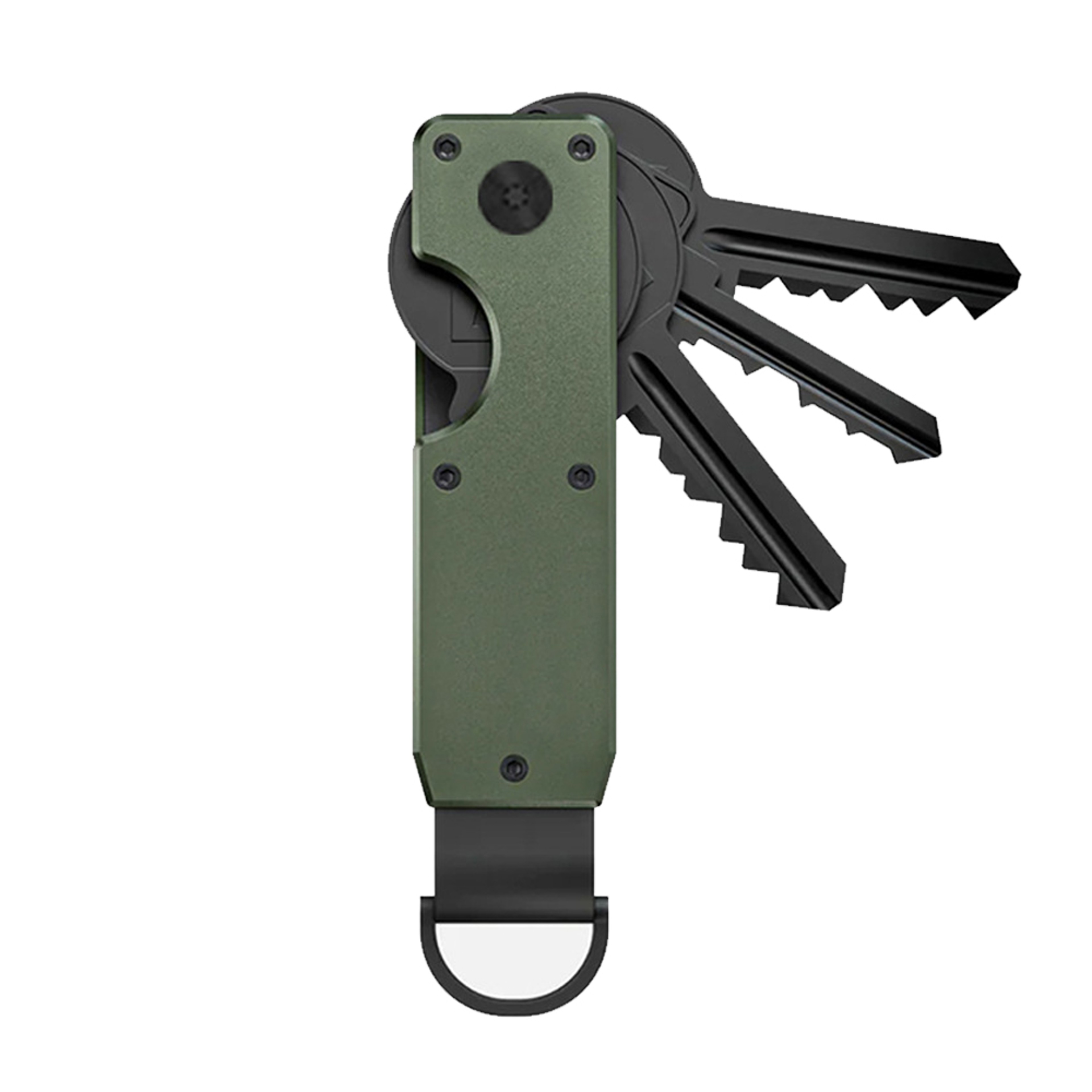 Minimalist Key Organizer Compact Holder, Durable Metal Key Chain Case | Pocket Key Holder for Keychain – view 3