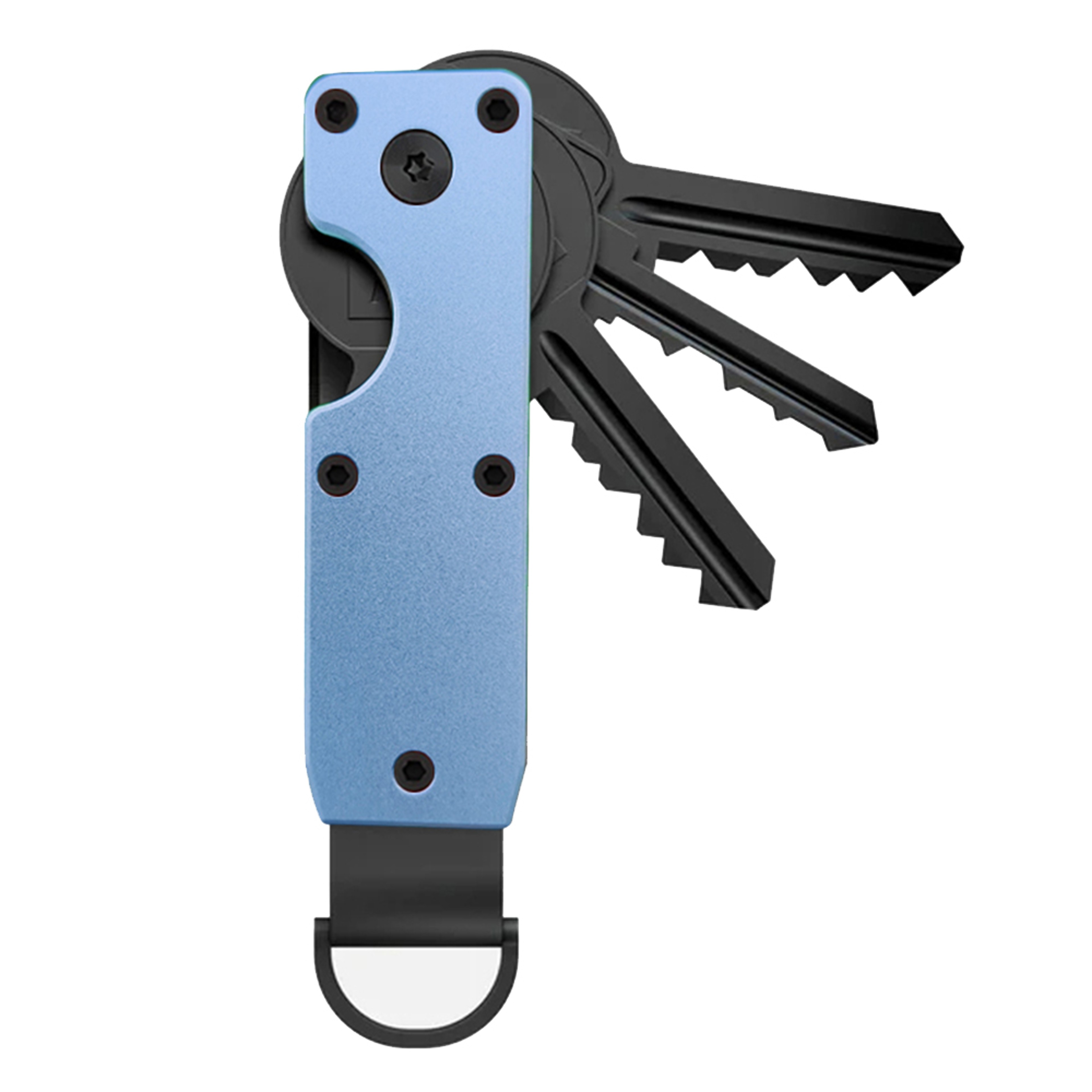 Minimalist Key Organizer Compact Holder, Durable Metal Key Chain Case | Pocket Key Holder for Keychain – view 15