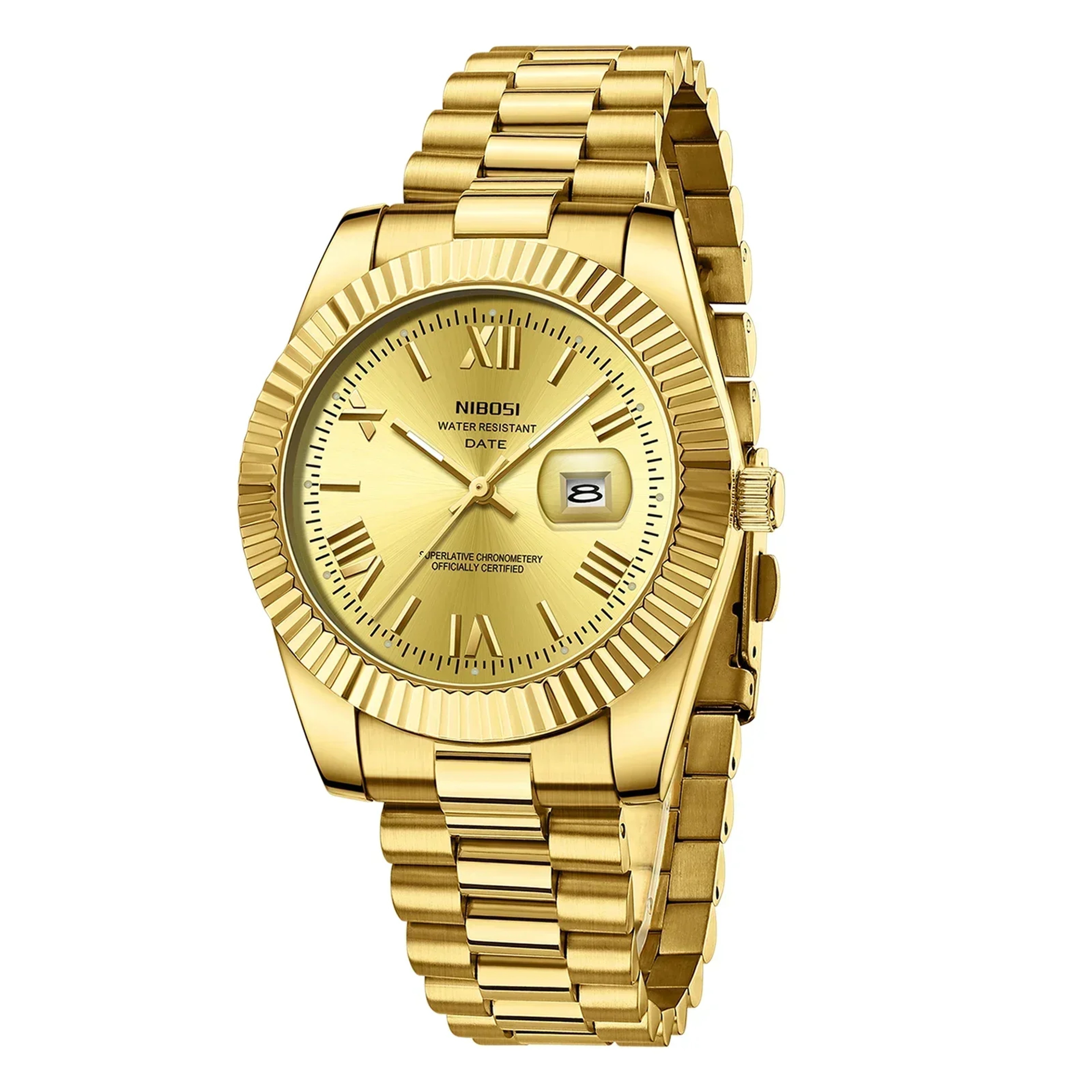 Waterproof Men's Quartz Watch, Stainless Steel Date Clock, Luminous Sport Wristwatch Luxury Style – view 2