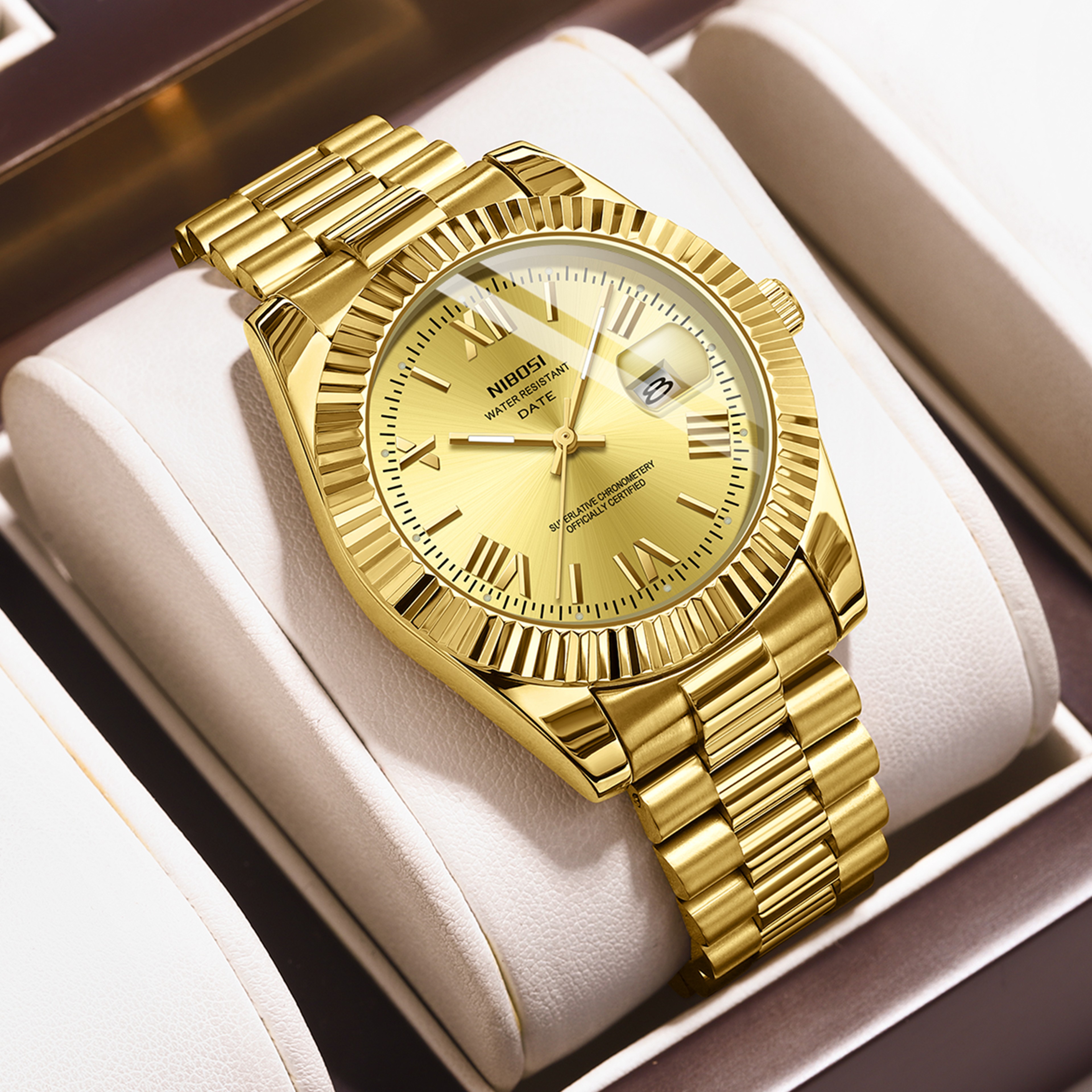 Waterproof Men's Quartz Watch, Stainless Steel Date Clock, Luminous Sport Wristwatch Luxury Style – view 9