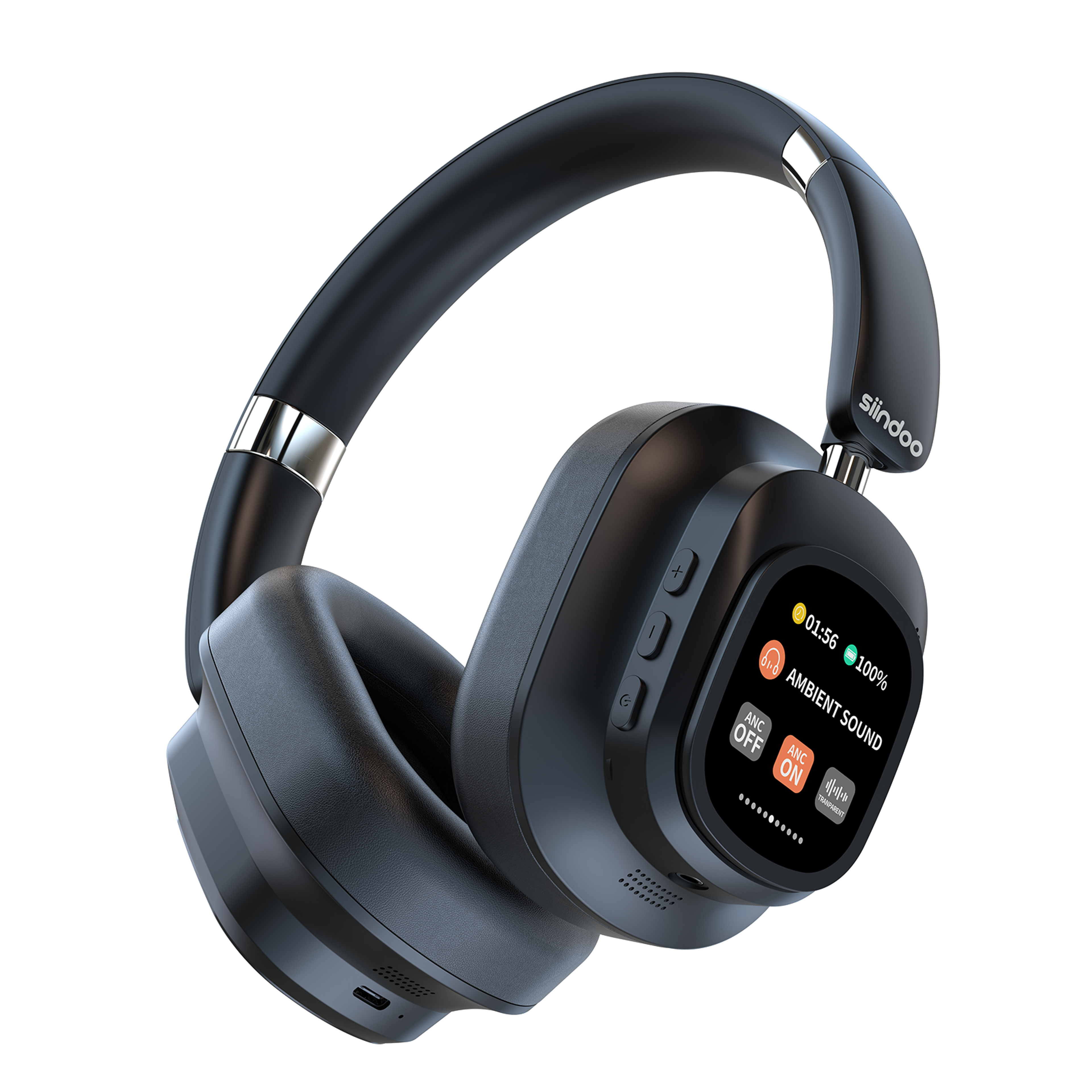 Wireless Headphone, Hybrid ANC Headphones, Multi Magnetic Touch Control, LED Display, Long Battery – view 7