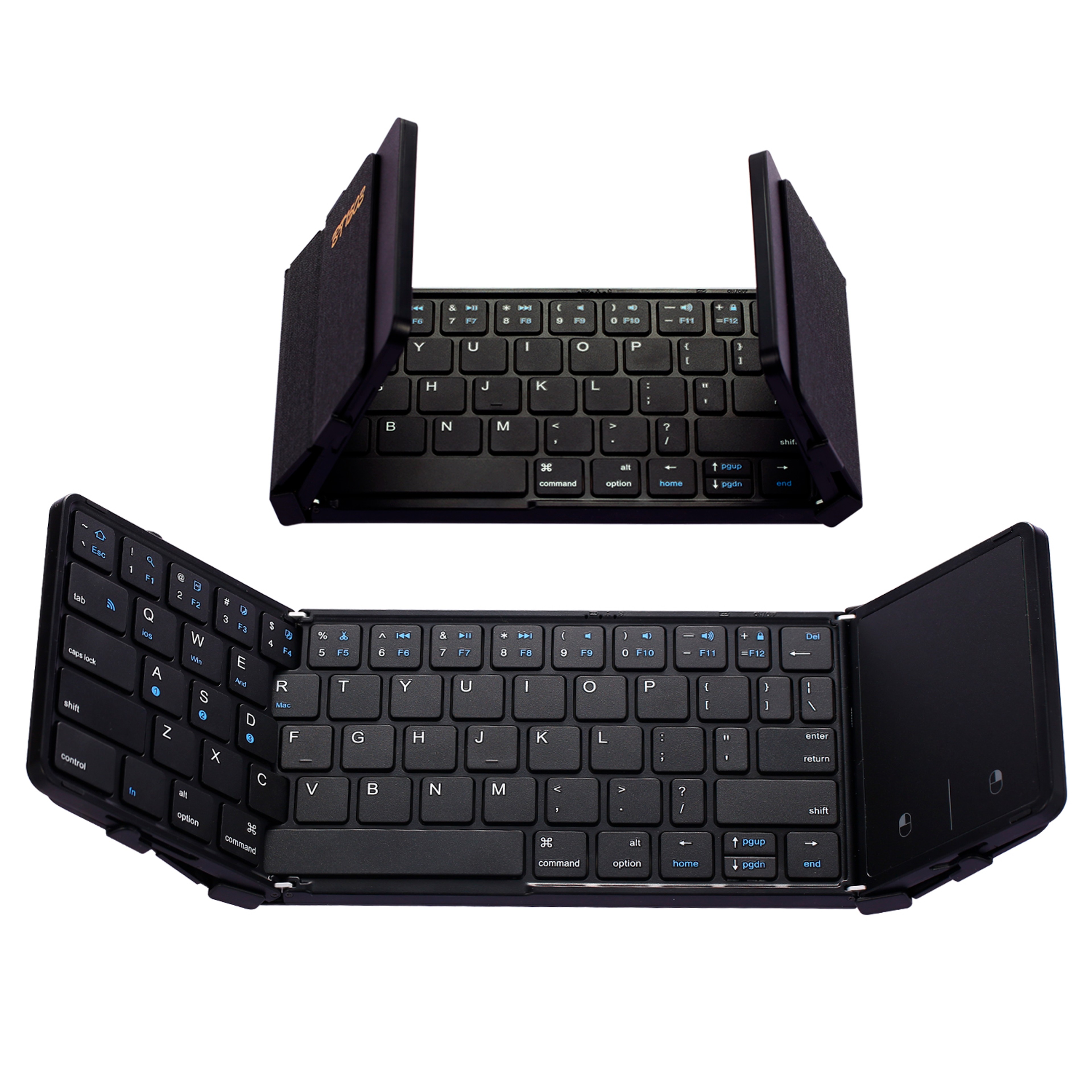 Rechargeable Foldable Wireless Bluetooth Keyboard for PC, Mac, Android, iOS, Portable Folding Keyboard for Travel – view 7