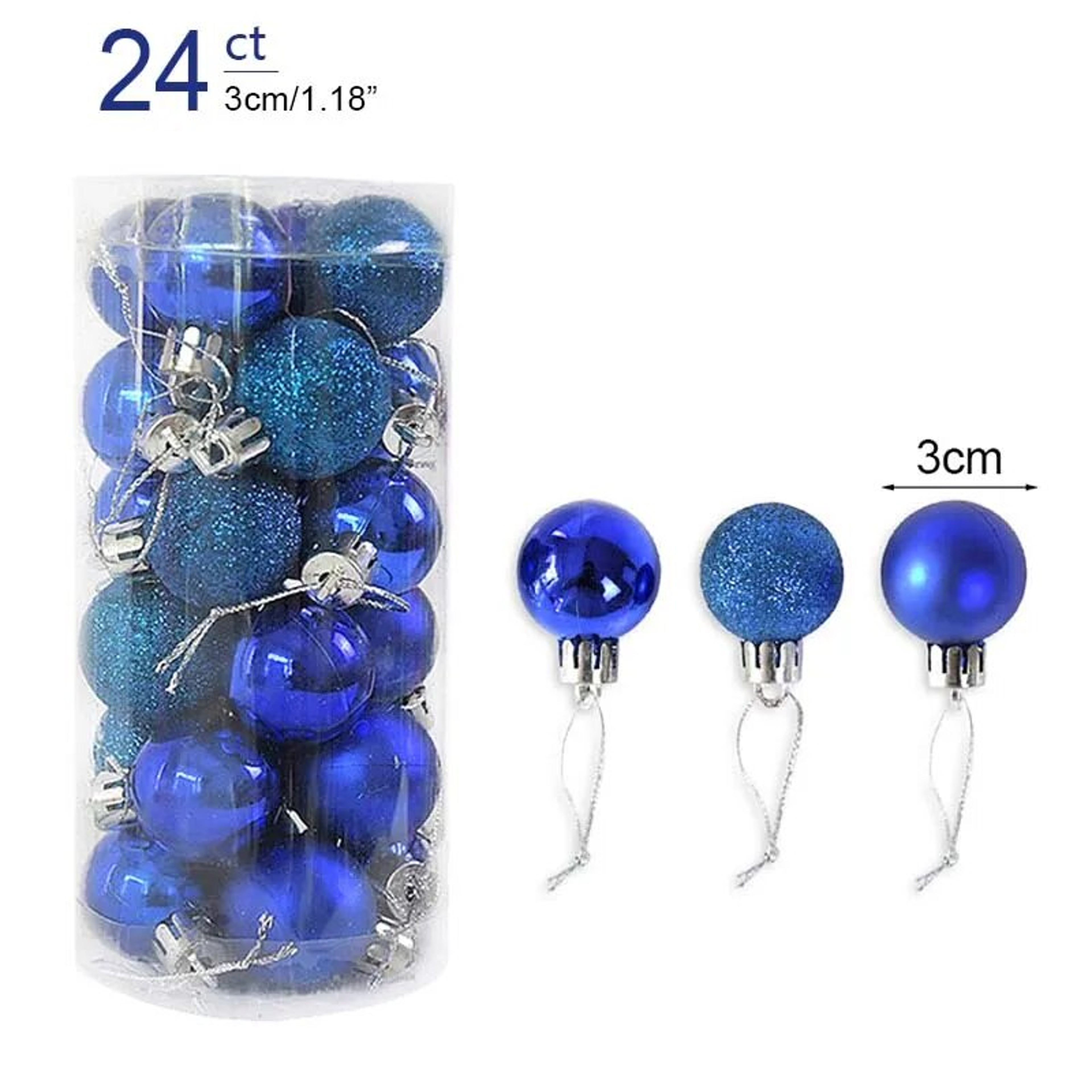 Christmas Tree Ornaments: Xmas Hanging Balls for Home Party Decor - 2023 New Year Gift, Noel Navidad – view 3
