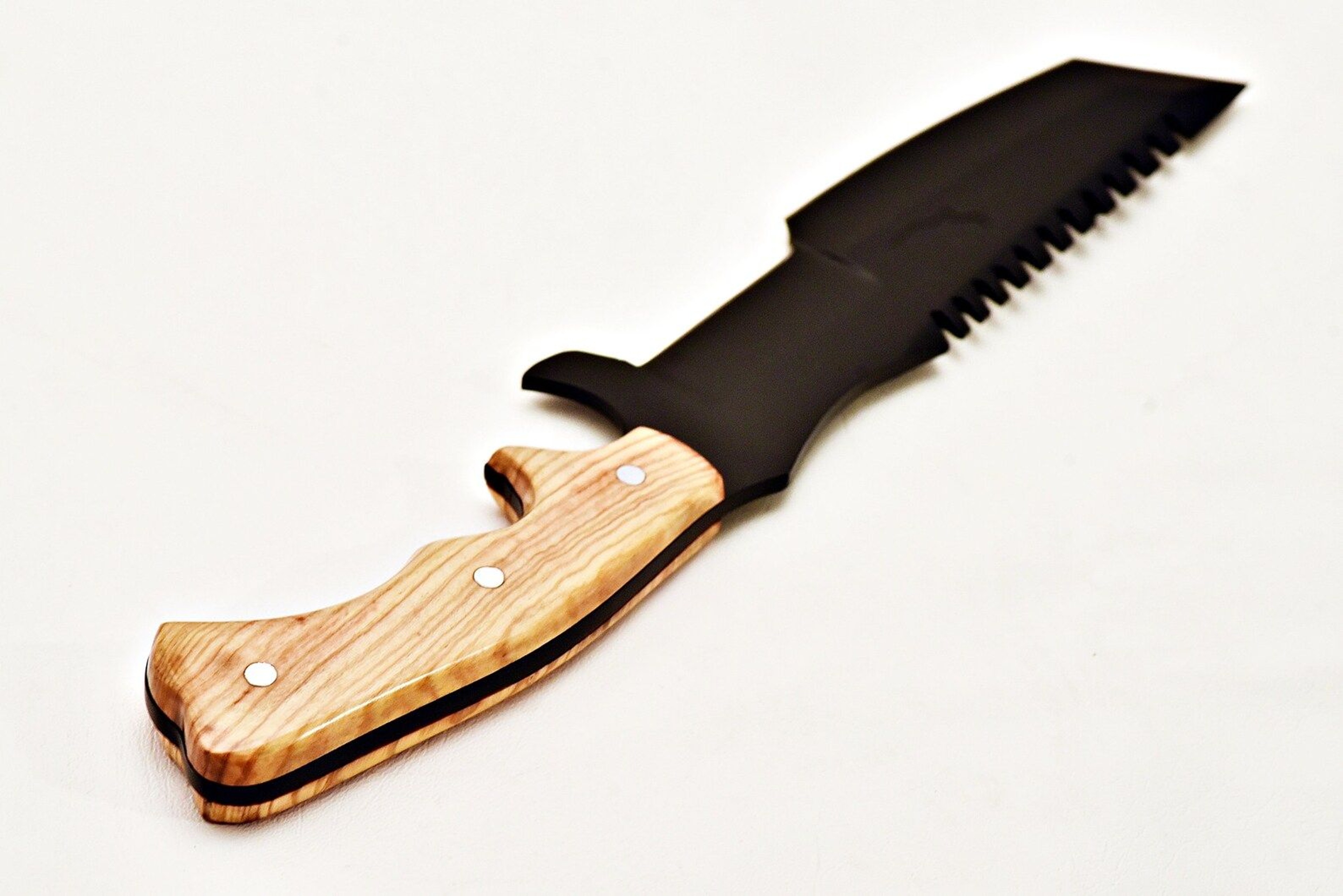 1095 Steel Handmade Tracker Fixed Blade Knife With Leather Sheath  Camping Hunting Bushcraft Outdoo 3