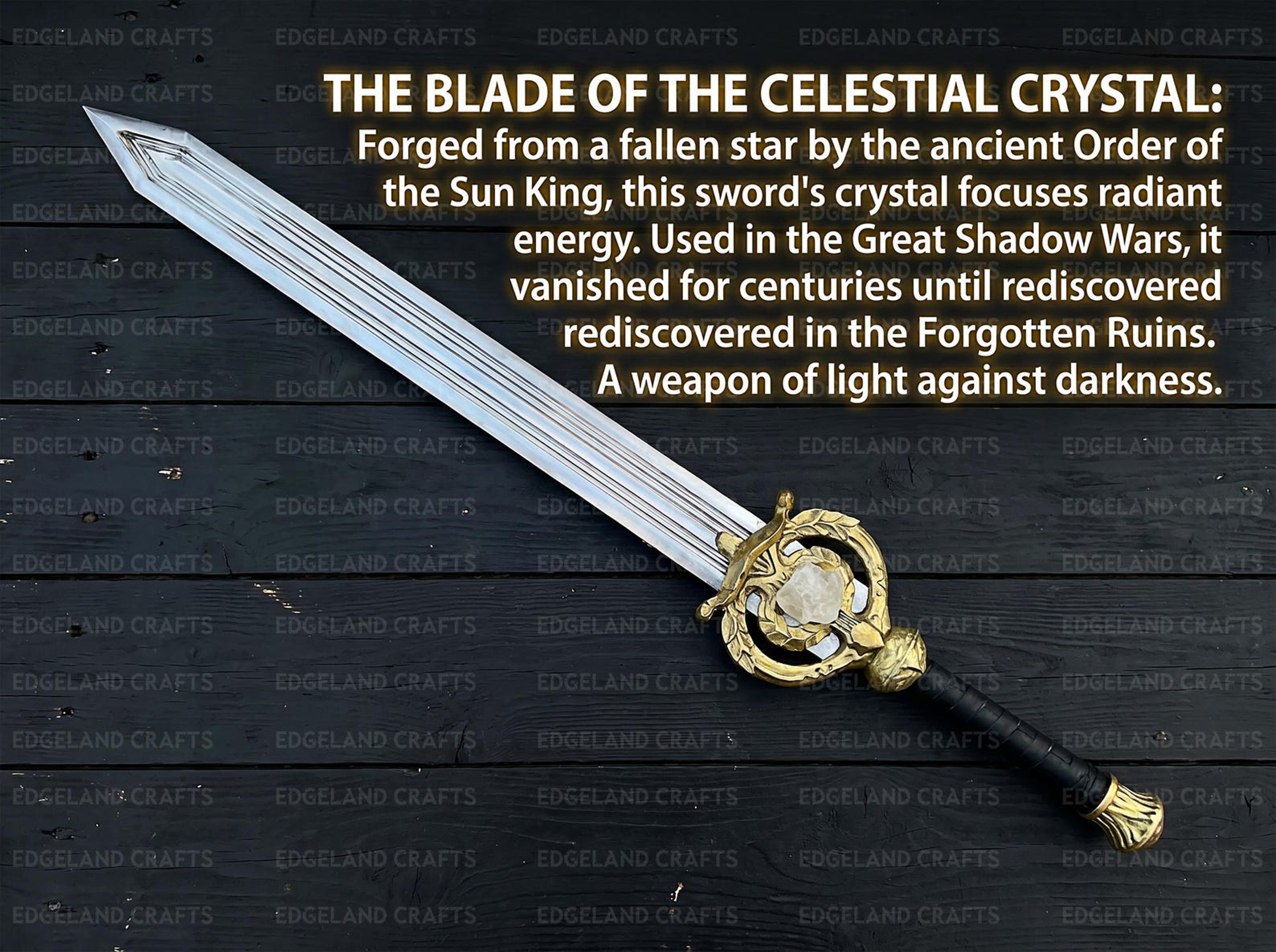 Handcrafted Skyrim Dawnbreaker Replica Sword  Cosplay Prop  Fantasy Collectible Gift For Skyr 6