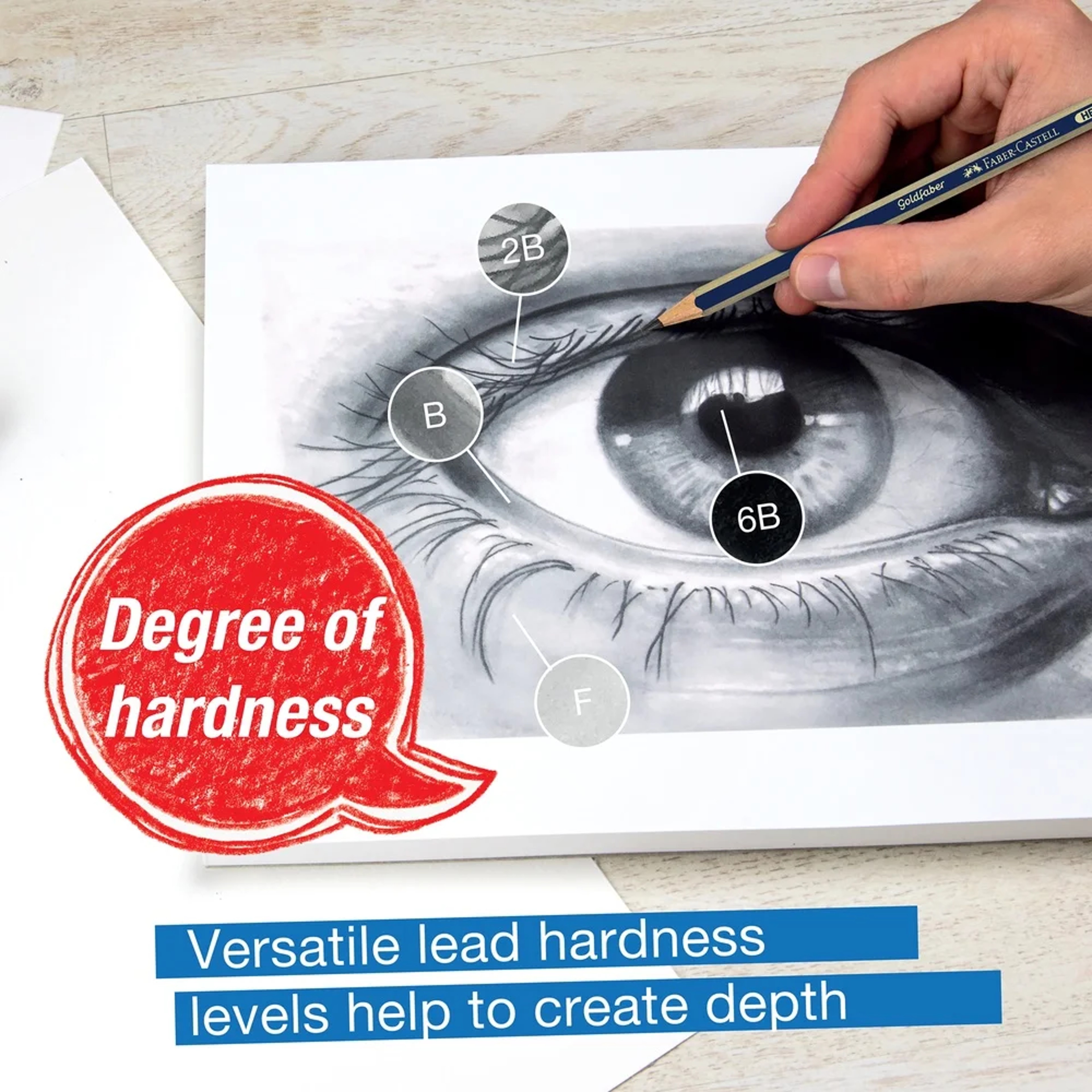 Professional Graphite Sketch Set with Drawing and Shading Pencils for Beginners – view 4