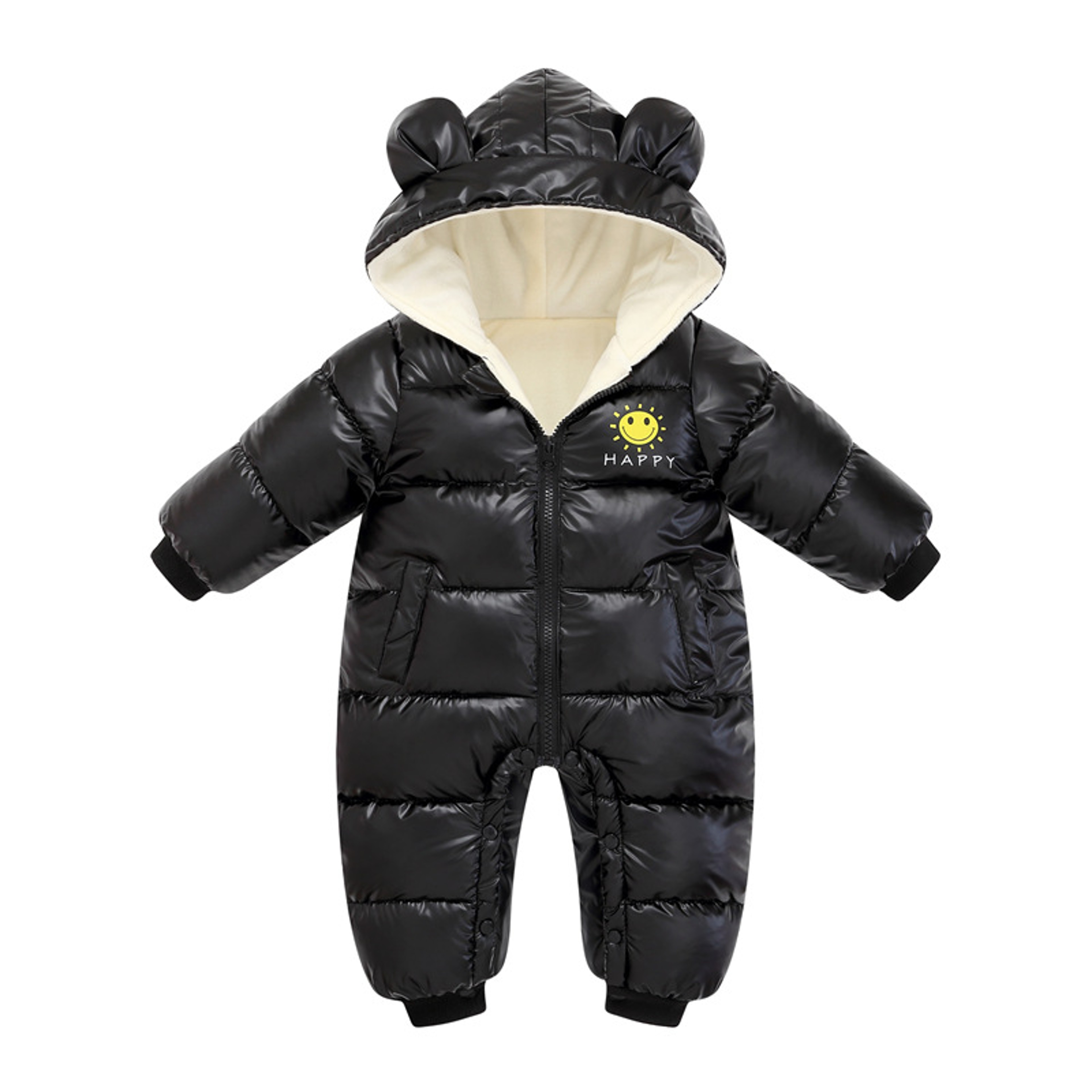 2025 Baby Winter Snowsuit Plus Velvet, Waterproof No-Wash Baby Jumpsuit Romper with Hood for Newborn Infant Boy & Girl – view 8