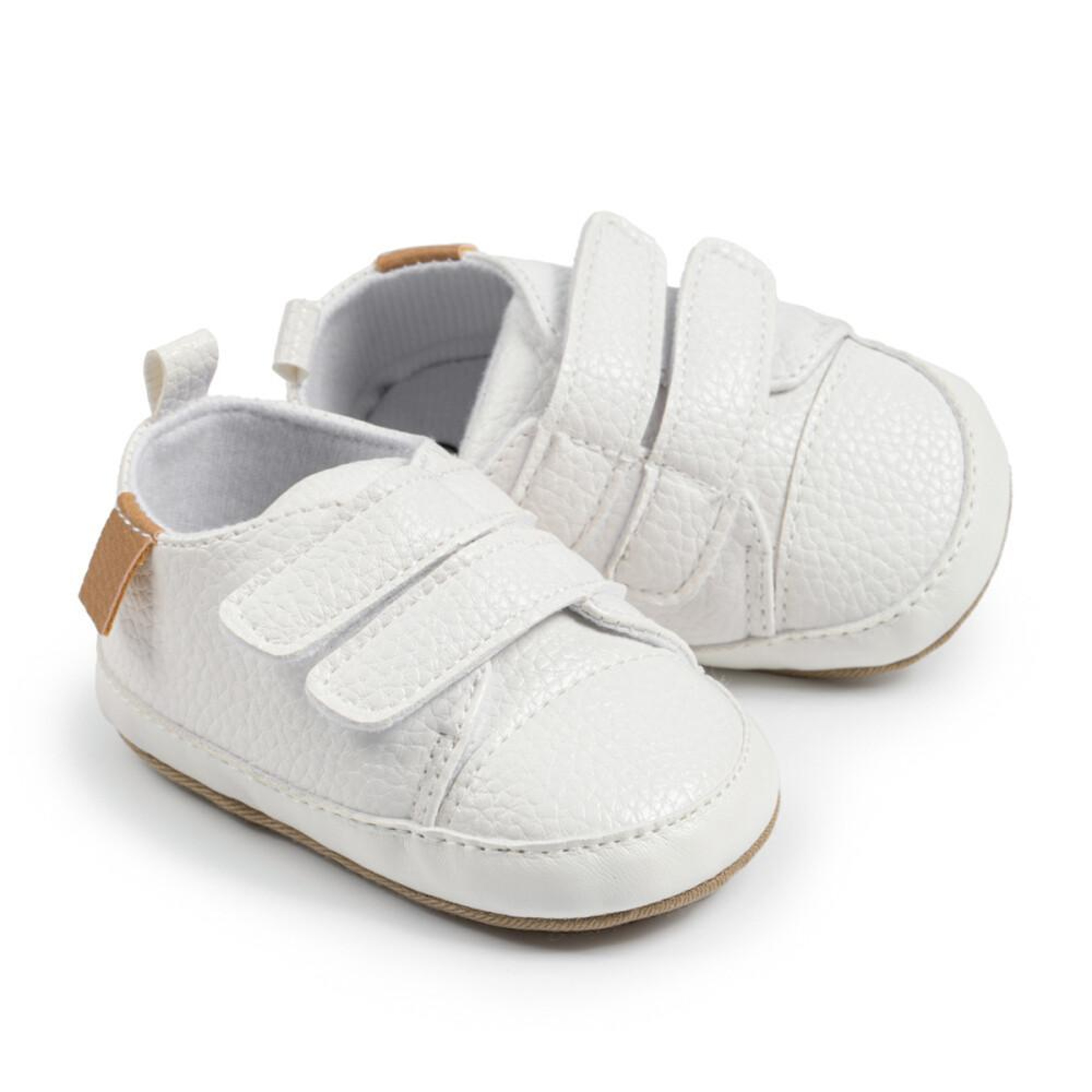 Vintage Leather New Baby Casual Shoes, Classic Color Matching Baby First Walker Shoes, Soft Non-Slip Toddler Crib Shoe – view 4