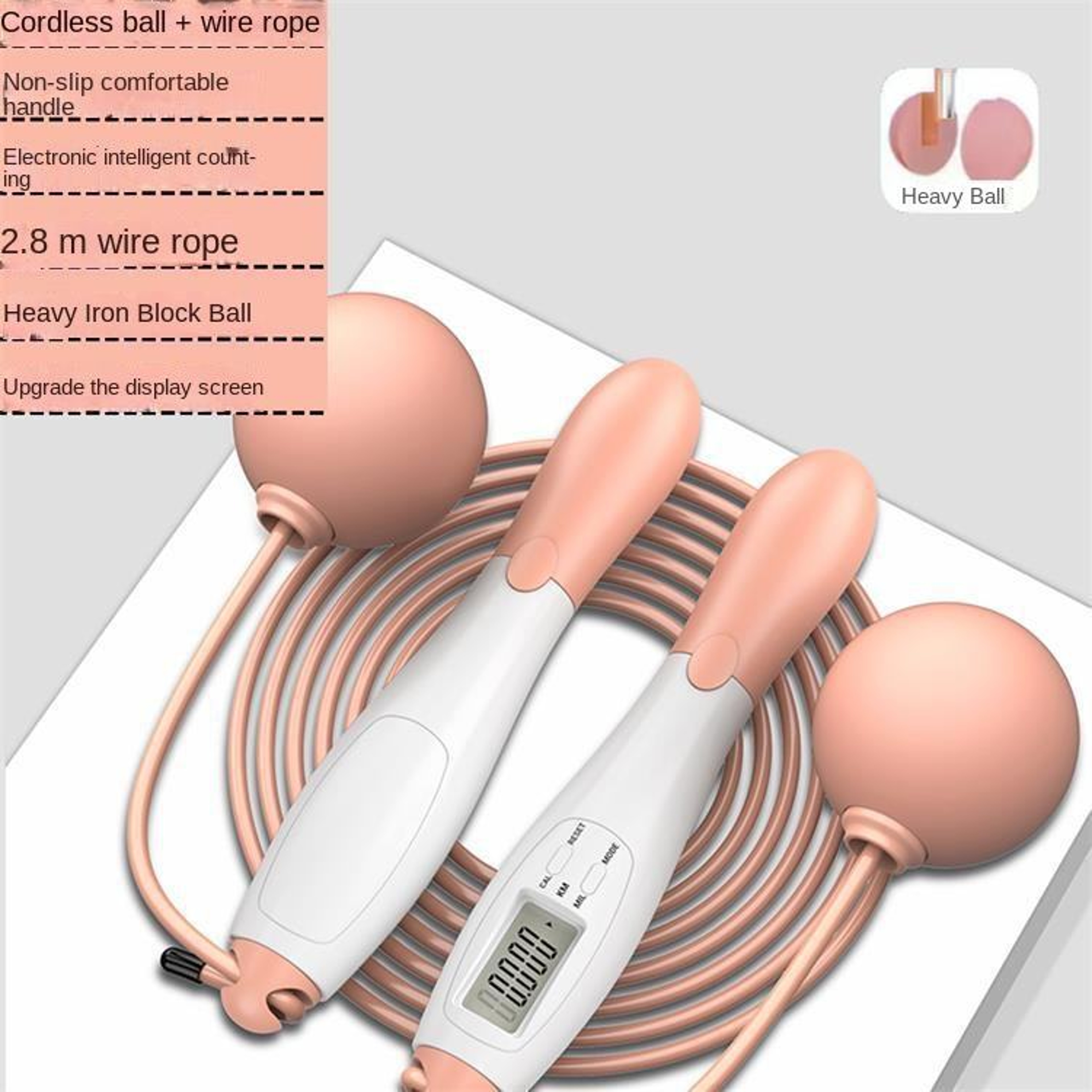 Smart Cordless Electronic Jumping Rope With Counting Speed Skipping Counter For Gym Fitness Crossfi 1