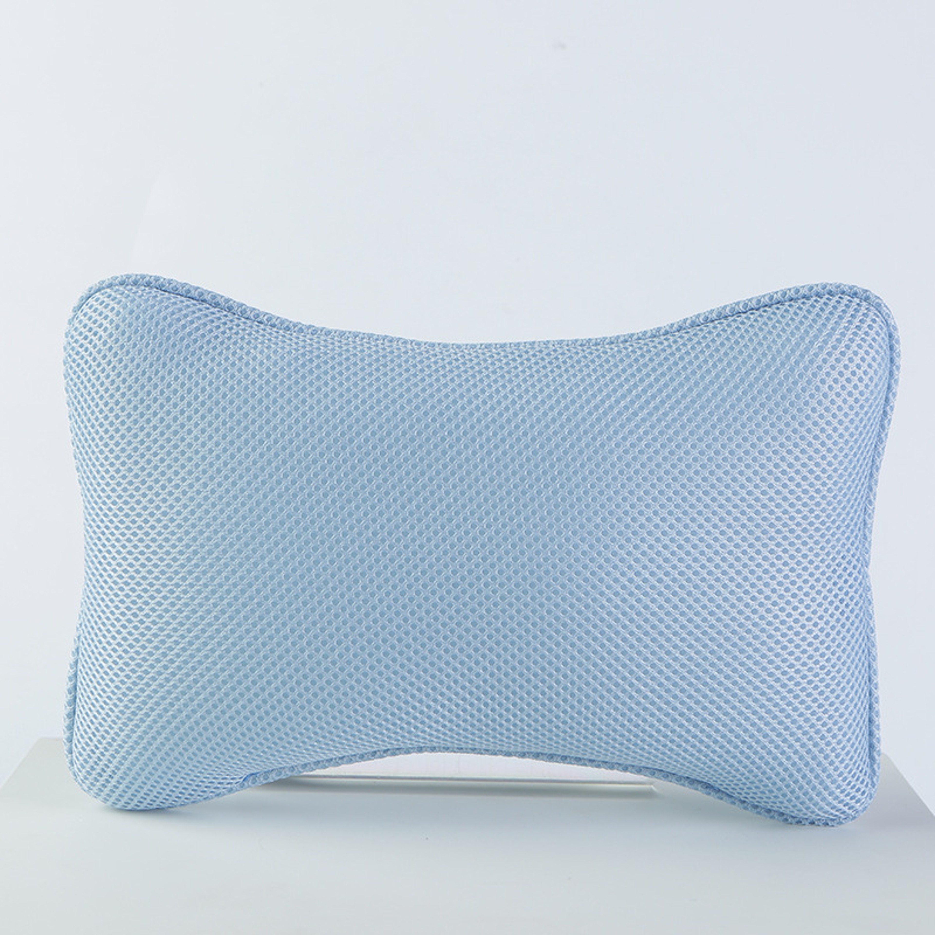 SPA Bathtub Bone Shaped Pillow Mesh Shower Headrest, Neck & Head Massage Support Bathroom Pillow for Comfortable Bat – view 7