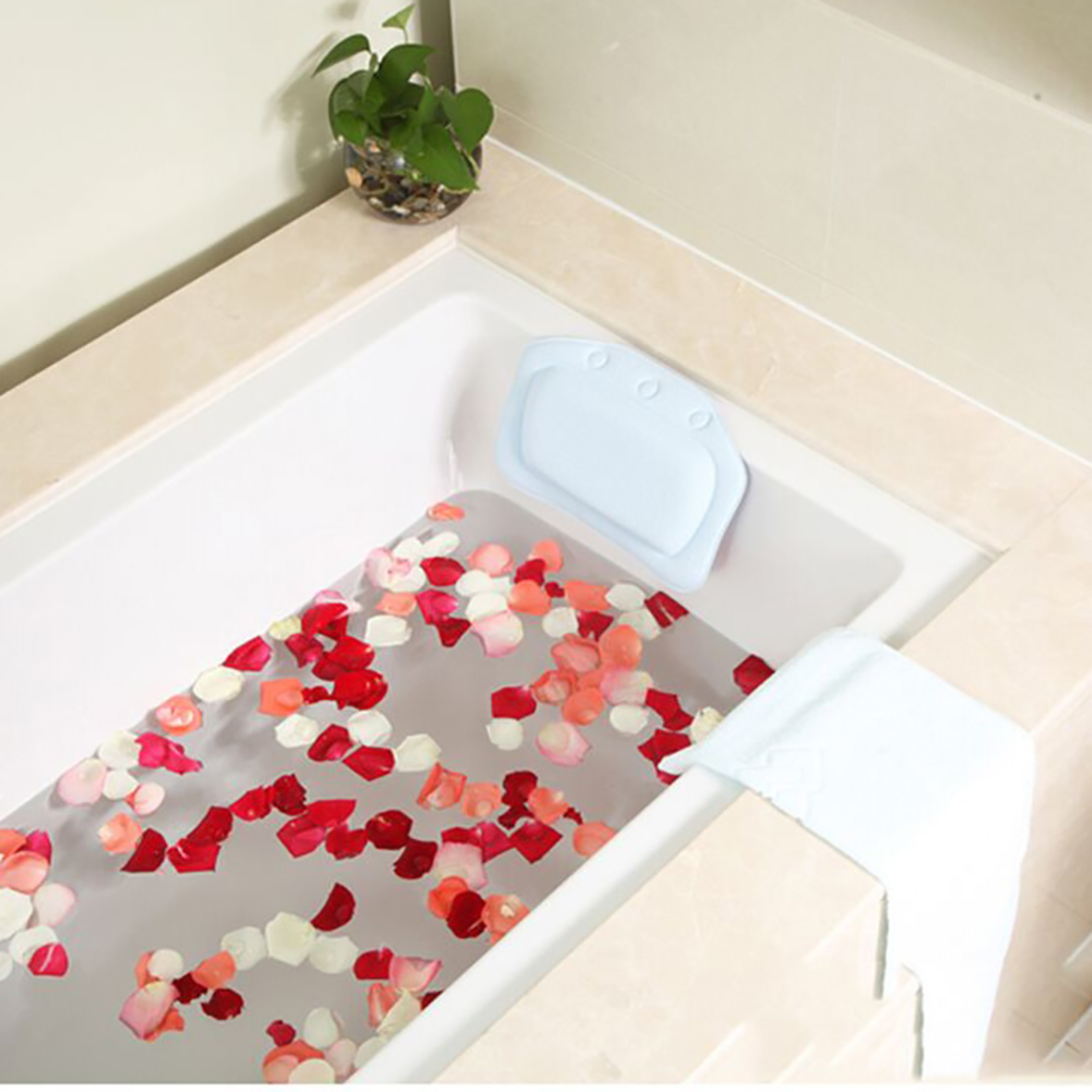 Luxury SPA Soft Bath Pillow For Comfortable Neck And Back EcoFriendly Bathtub Cushion Bathroom Head 4