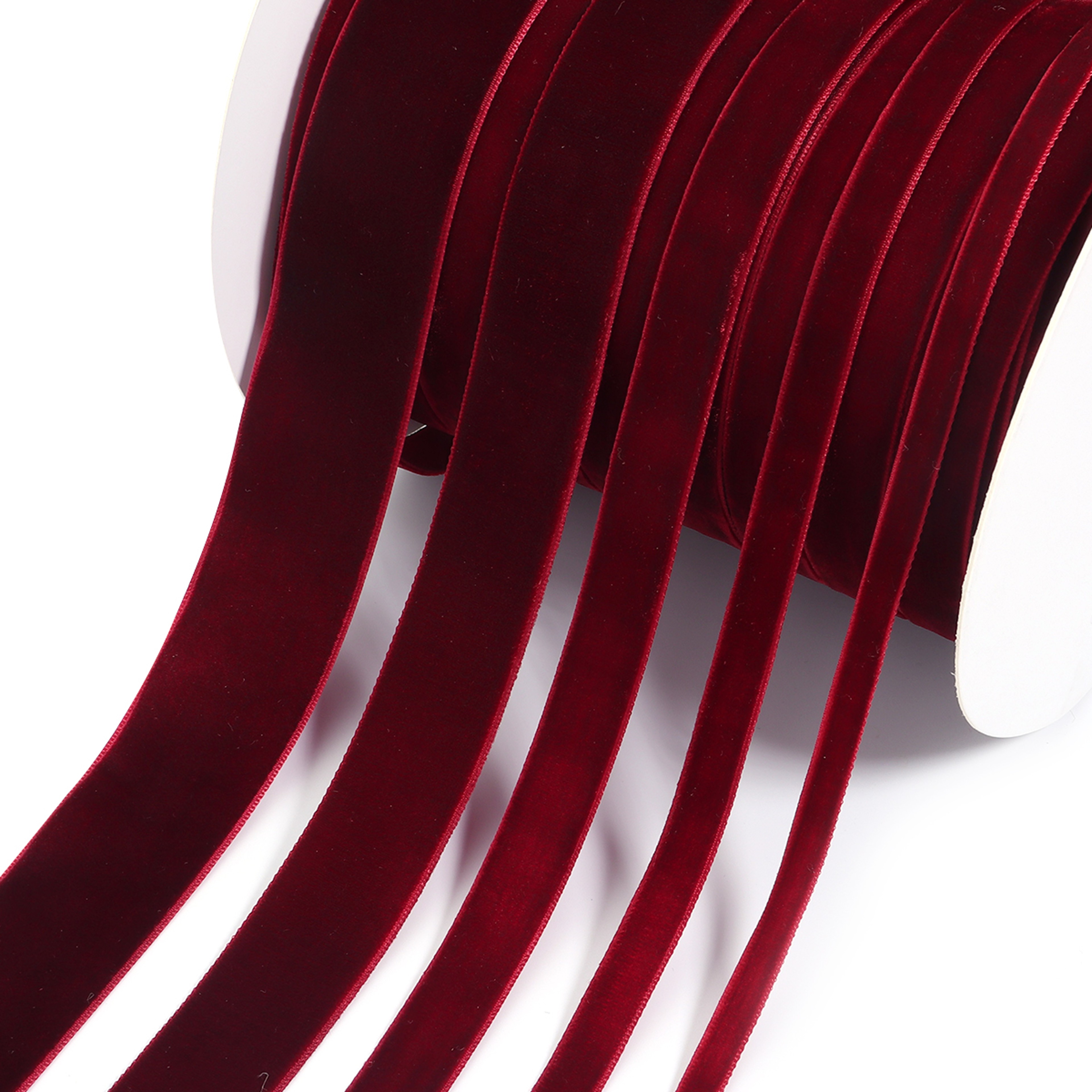 Velvet Ribbon for Gift Wrapping, Flower Packaging, Handmade Bows, DIY Christmas Sewing – view 7