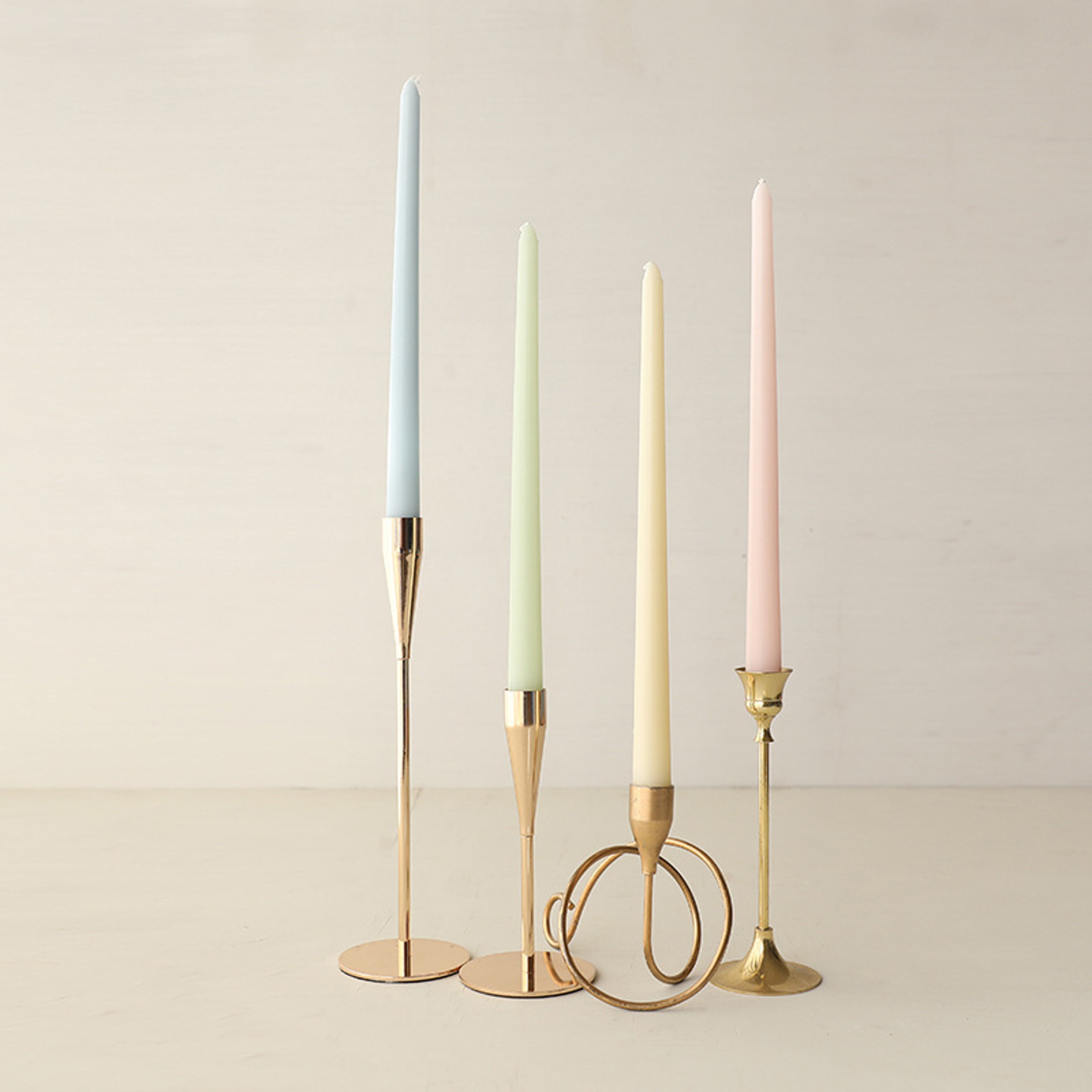 Long Burning Taper Candles, 4 Pack, Dripless Smokeless Unscented, for Home Interior and Valentine's Decor – view 9