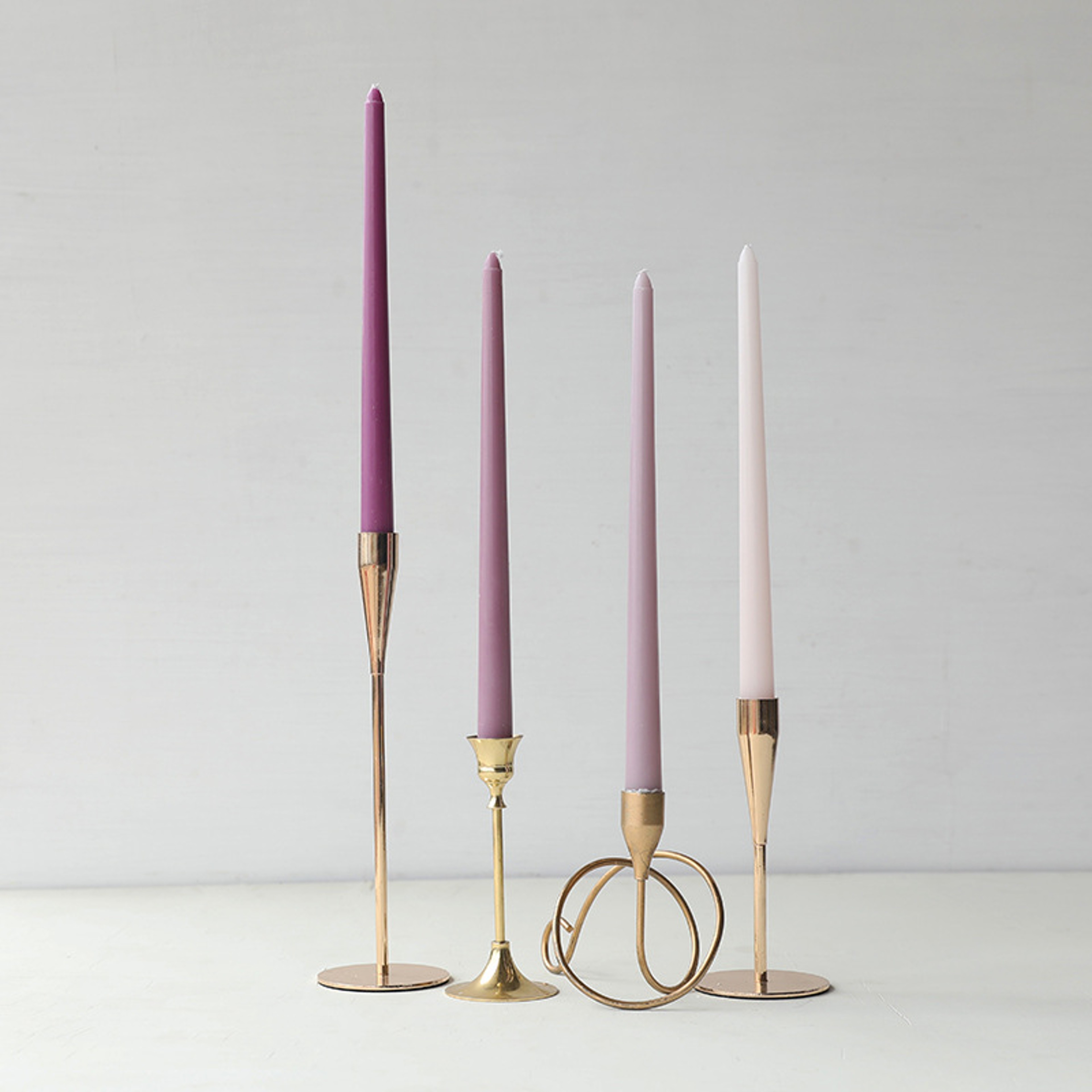 Long Burning Taper Candles, 4 Pack, Dripless Smokeless Unscented, for Home Interior and Valentine's Decor – view 10