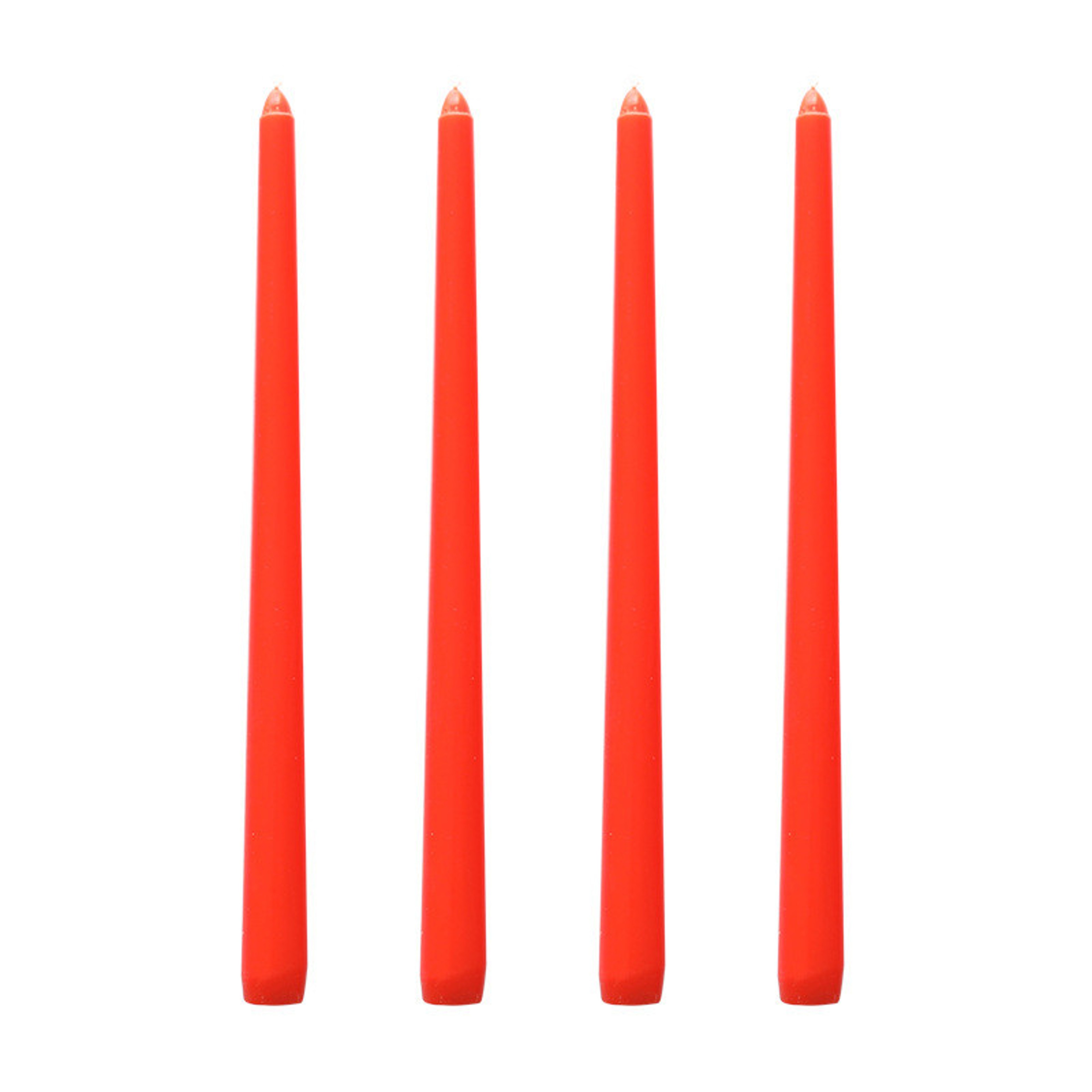 Long Burning Taper Candles, 4 Pack, Dripless Smokeless Unscented, for Home Interior and Valentine's Decor – view 12
