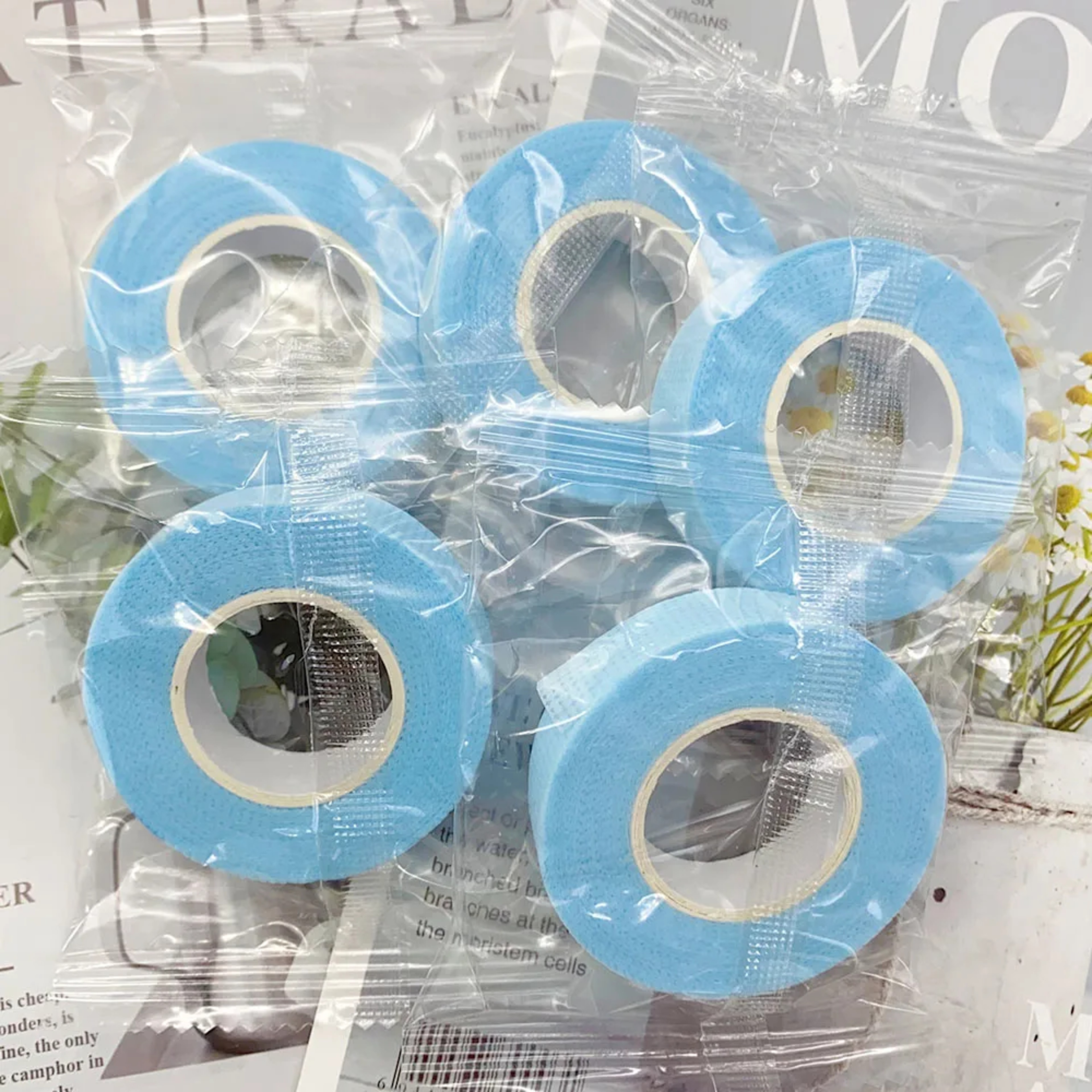 Professional Eyelash Extension Tape Breathable Medical Paper Lashes White Tape False Eyelash Patch 7