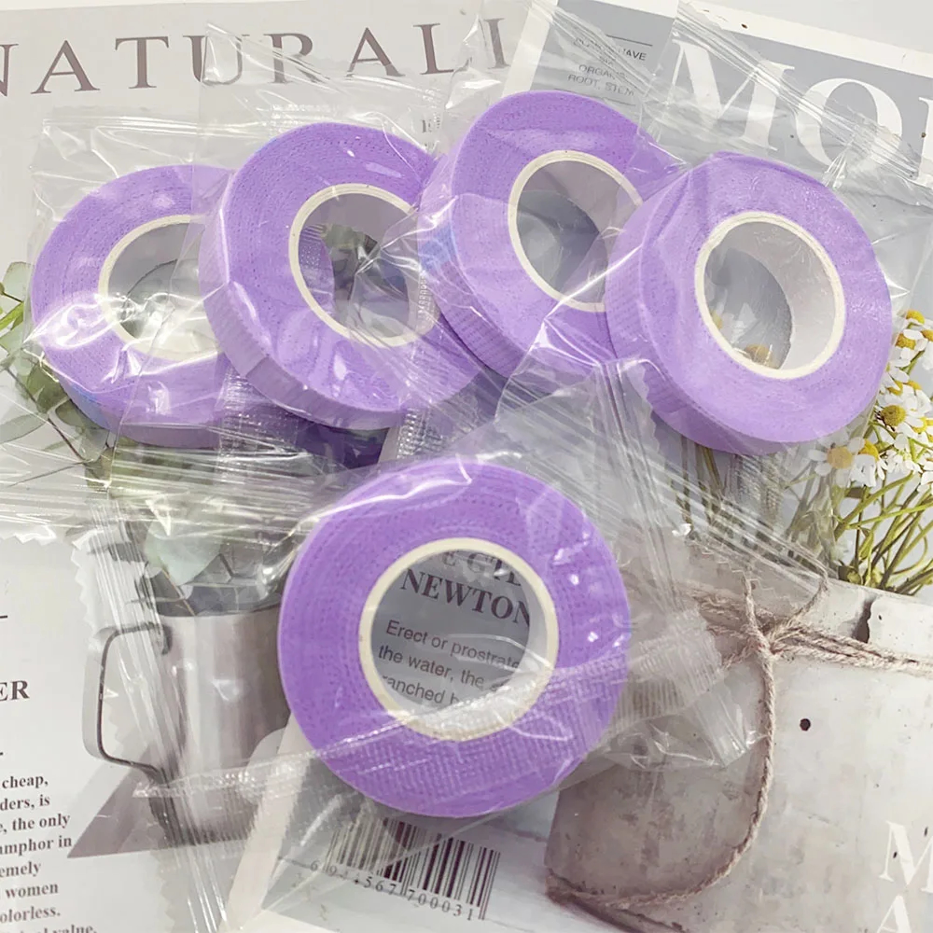 Professional Eyelash Extension Tape Breathable Medical Paper Lashes White Tape False Eyelash Patch 8