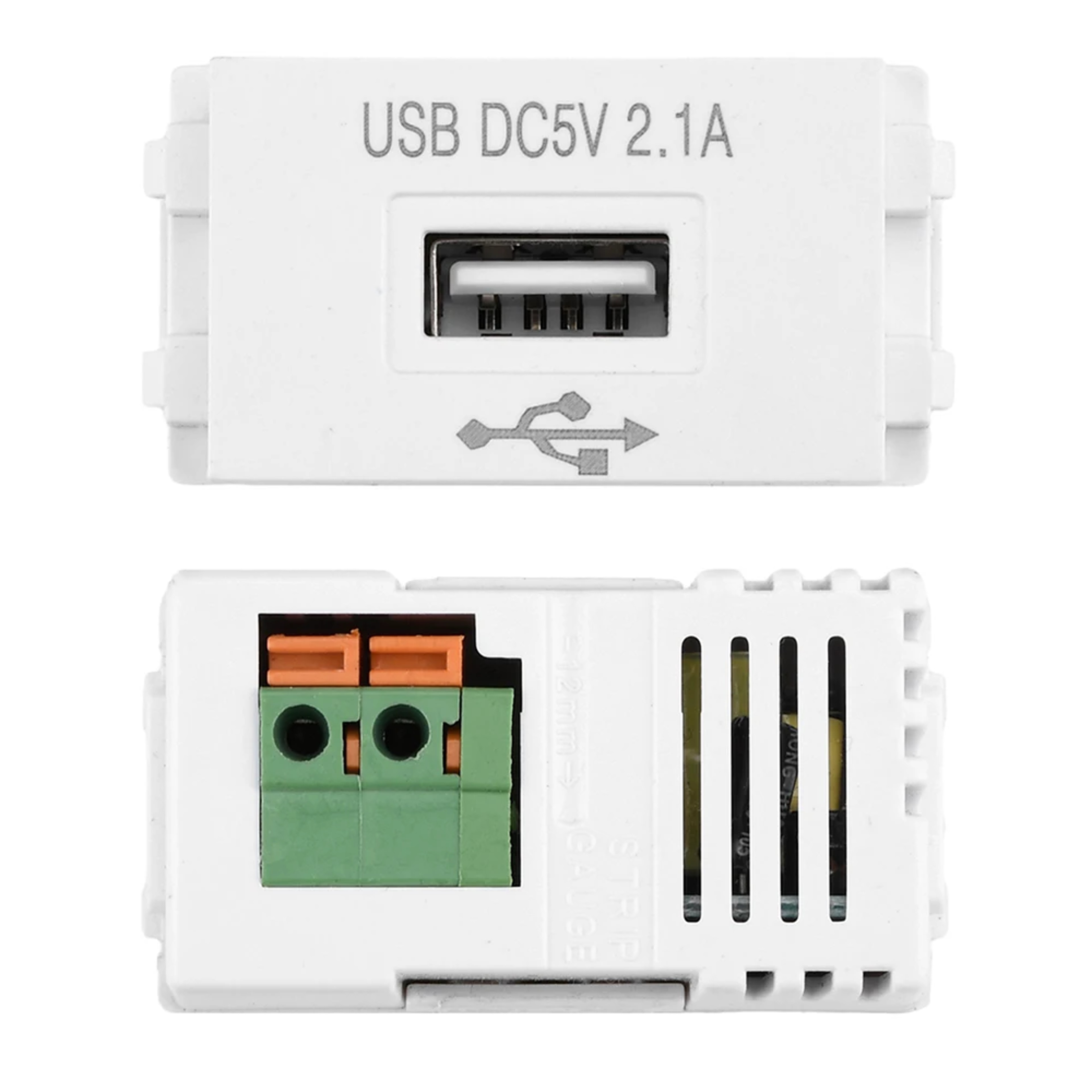 USB Power Module Socket Transformer Mobile Phone Charging Panel Switching Adapter USB Charging Powe 3
