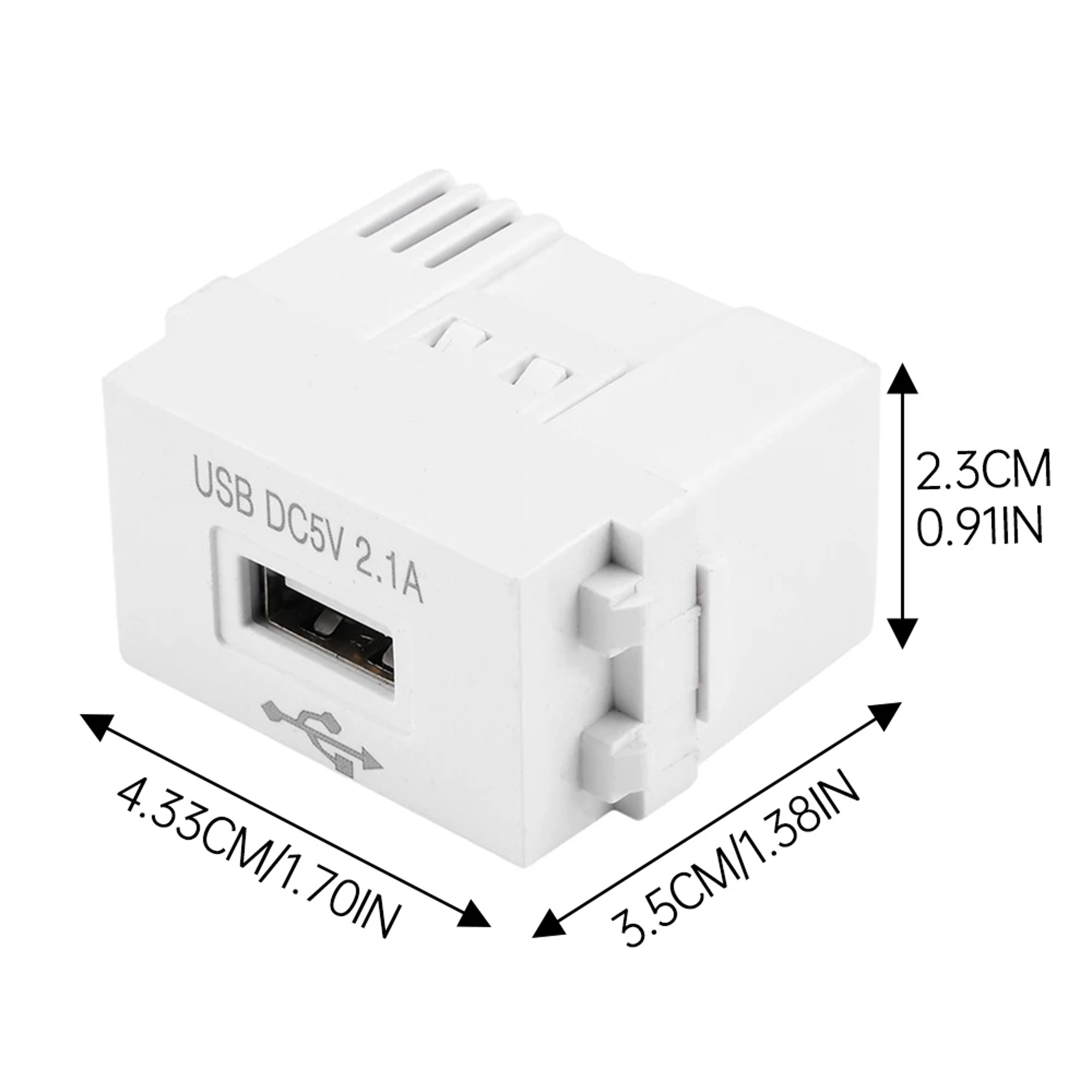 USB Power Module Socket Transformer Mobile Phone Charging Panel Switching Adapter USB Charging Powe 5