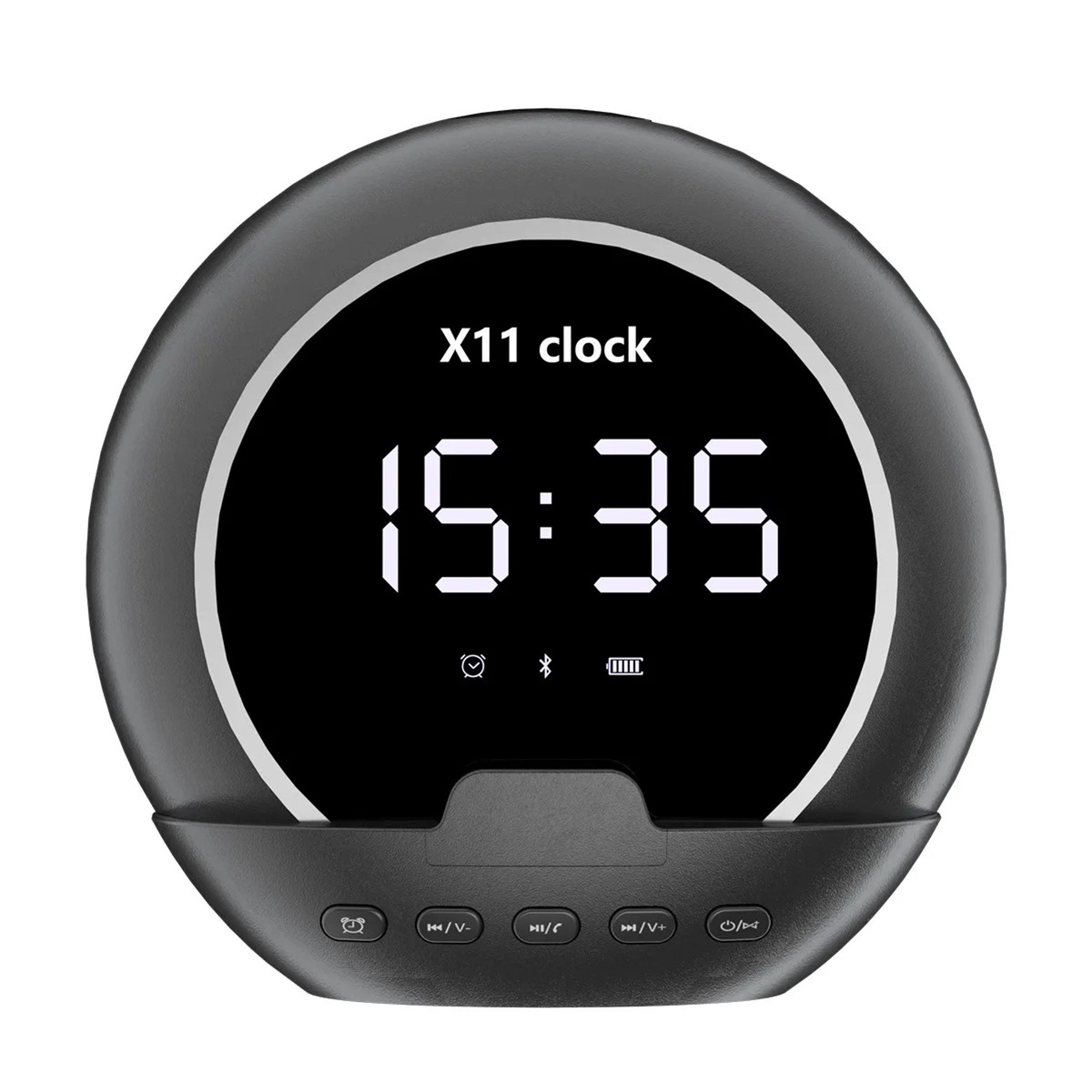 Wireless Speaker and Alarm Clock, Multifunctional Digital Music Device for Home, Travel, and Sports, Small Size – view 7