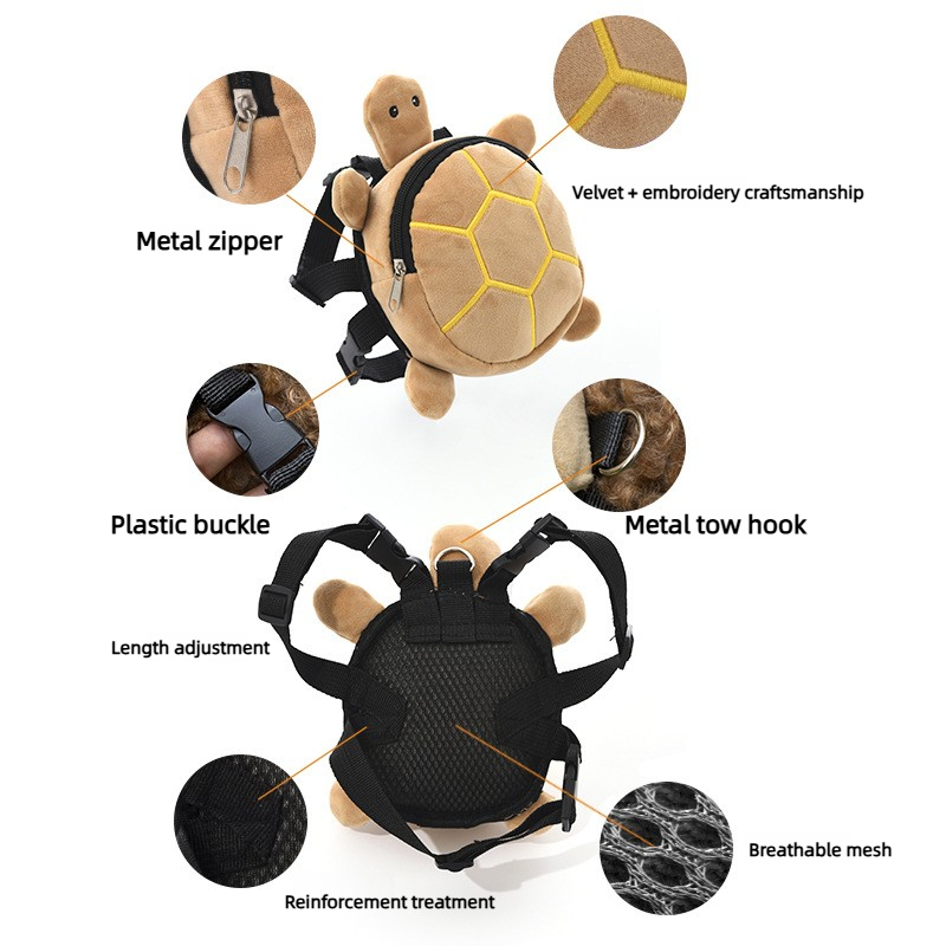 Cute Turtle Shape Dog Bag Pet Backpack Large Capacity Soft Snack Bag Puppy School Bag Convenient Po 2