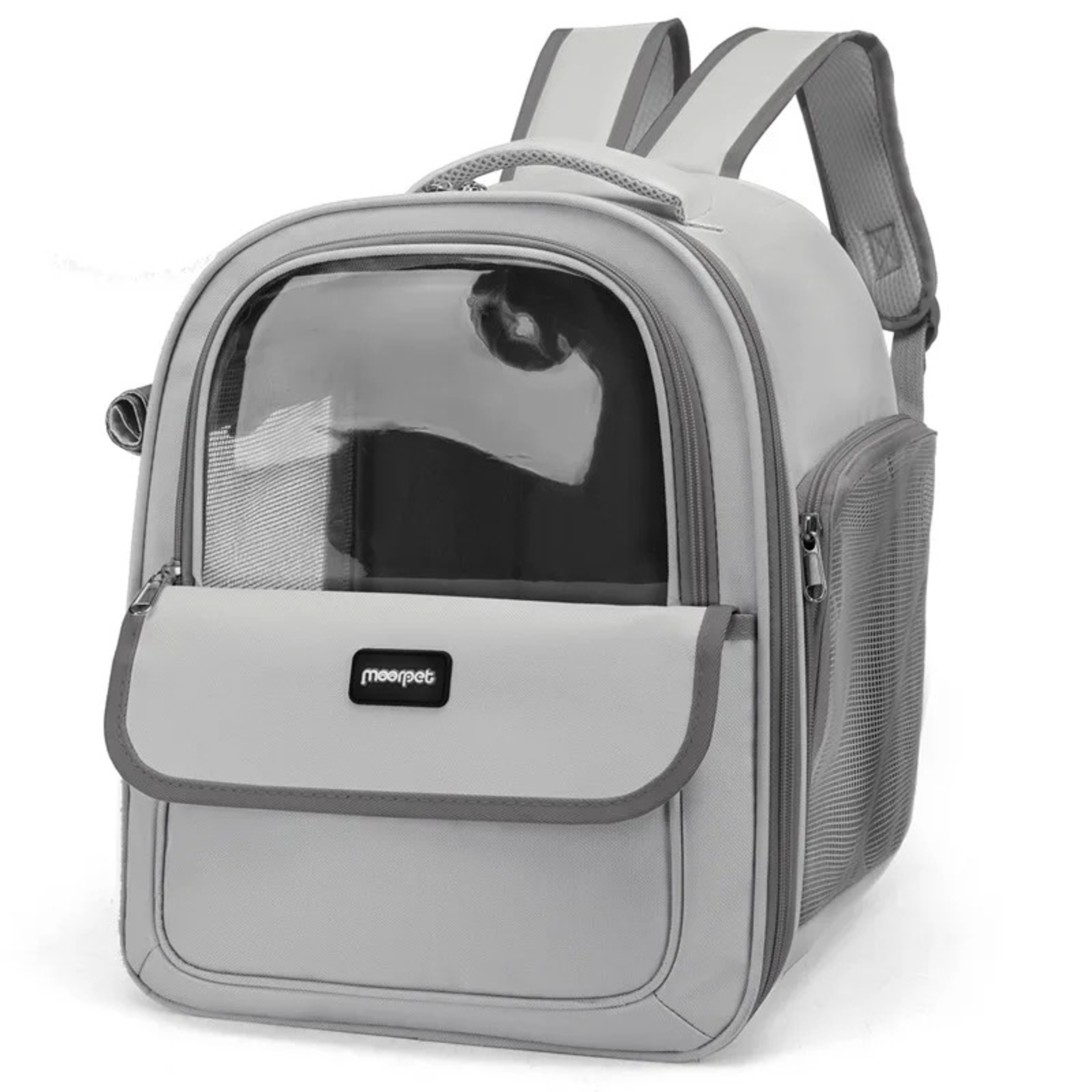 Breathable Mesh Pet Carrier Backpack For Dogs And Cats Large Capacity Portable Foldable Backpack Fo 5