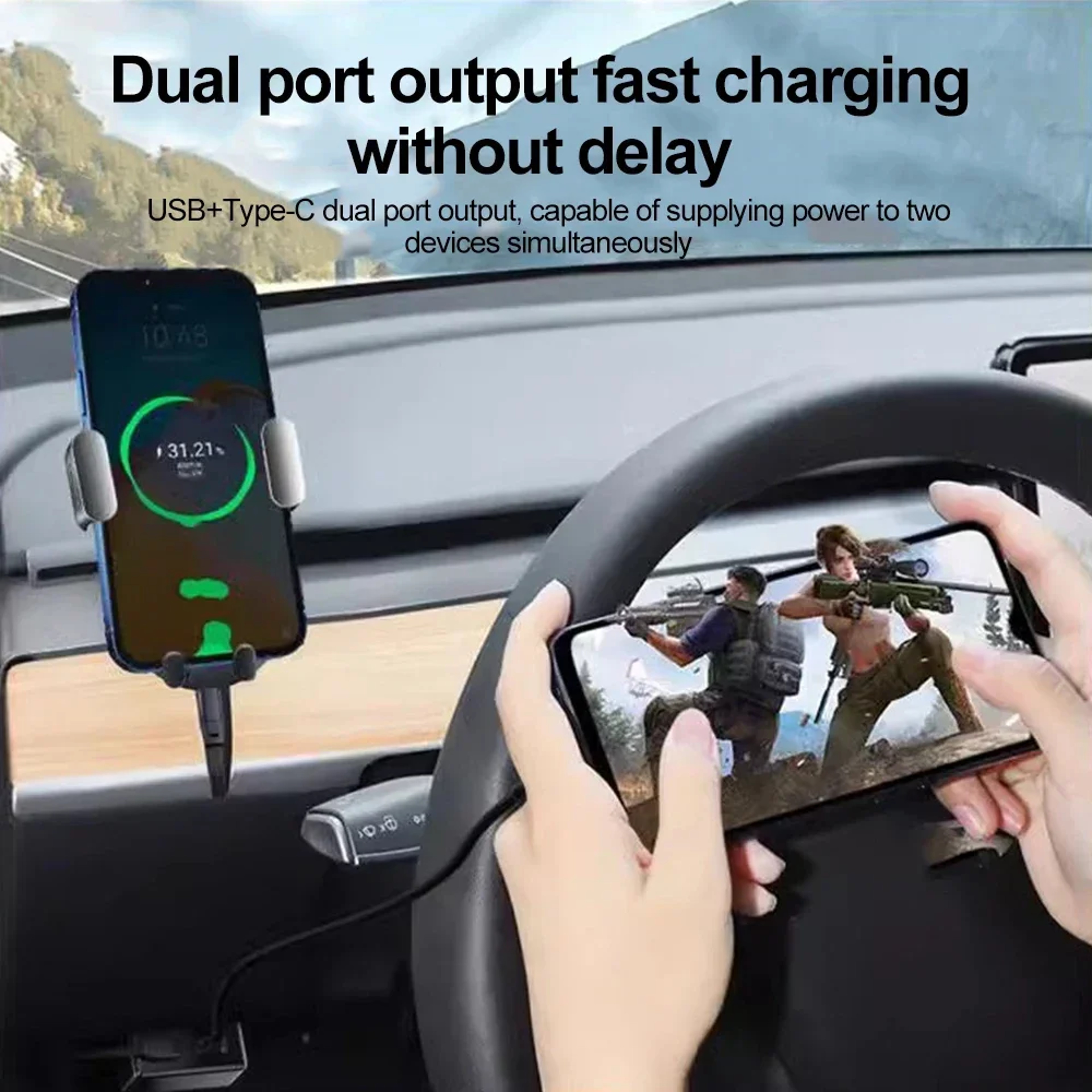 Charger Adapter Splitter For Car Power Supply Charging Accessories 2