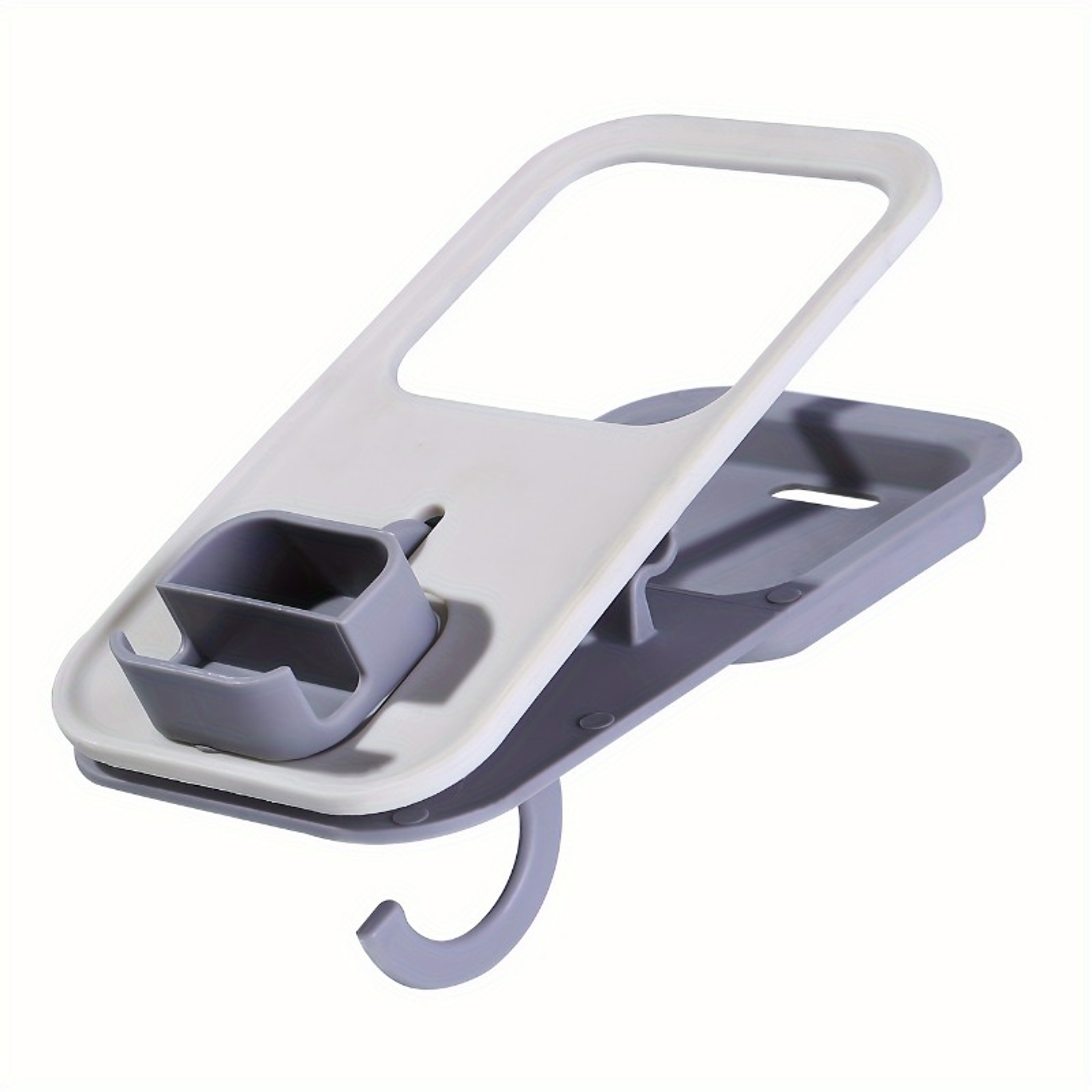Multifunctional Desk Cup Holder Clip With Beverage Clamp And Side Hole PP Material Office Accessory 2