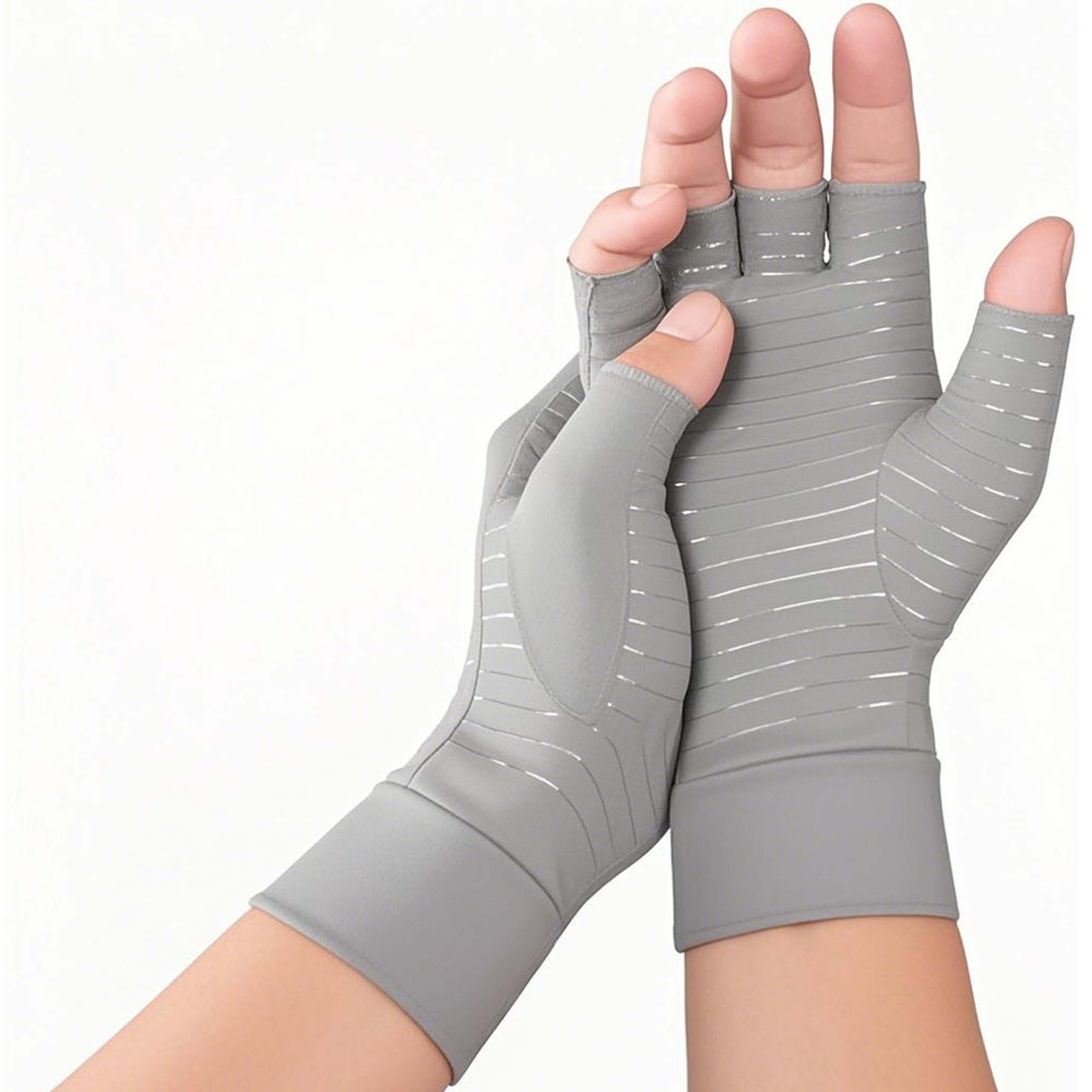 Copper Ion Fiber Arthritis Gloves For Wrist Pain Relief And Sports Support 7
