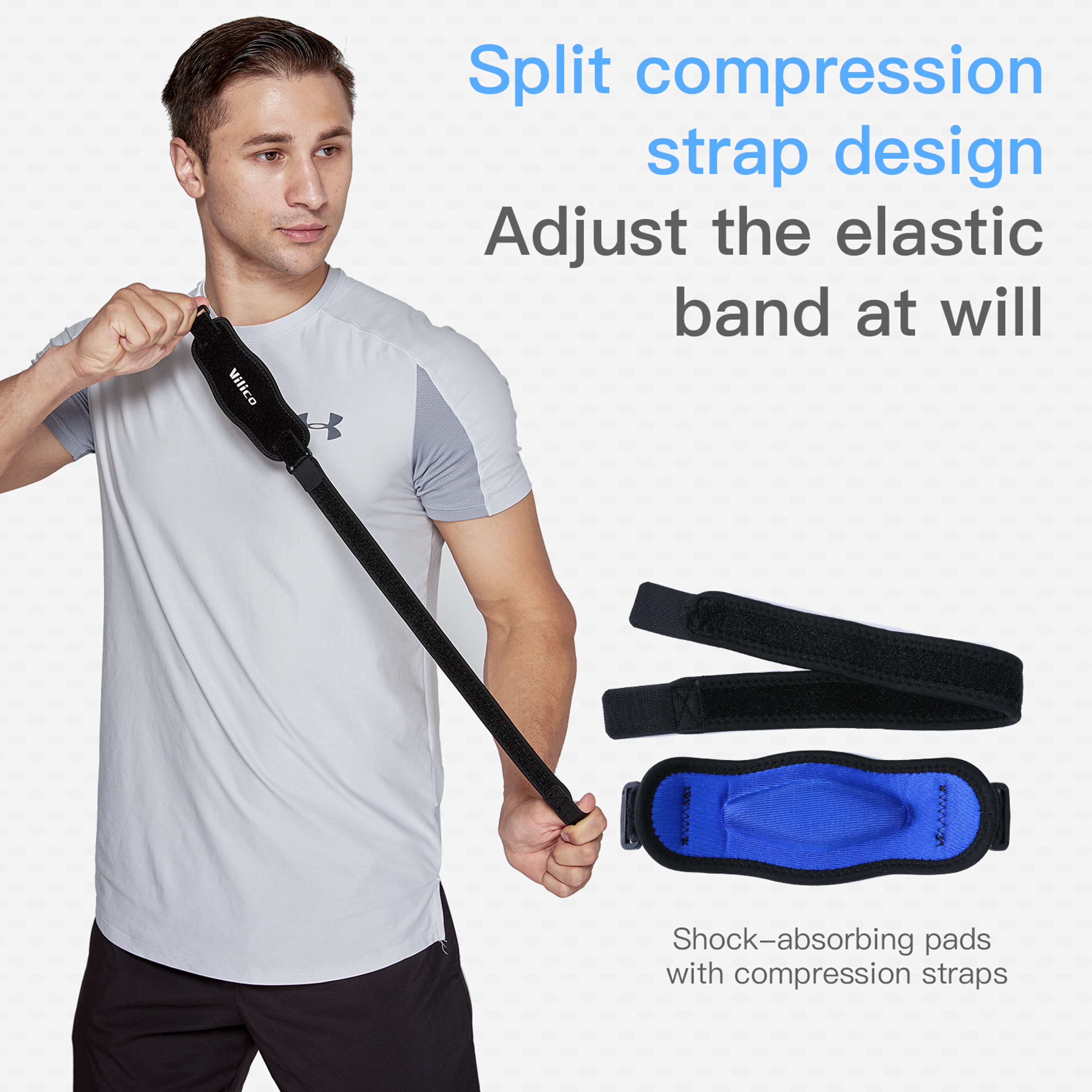 Elbow Support Strap For Basketball  Tennis Soft Cushion Epicondylitis Elbow Pad For Pain Relief 1