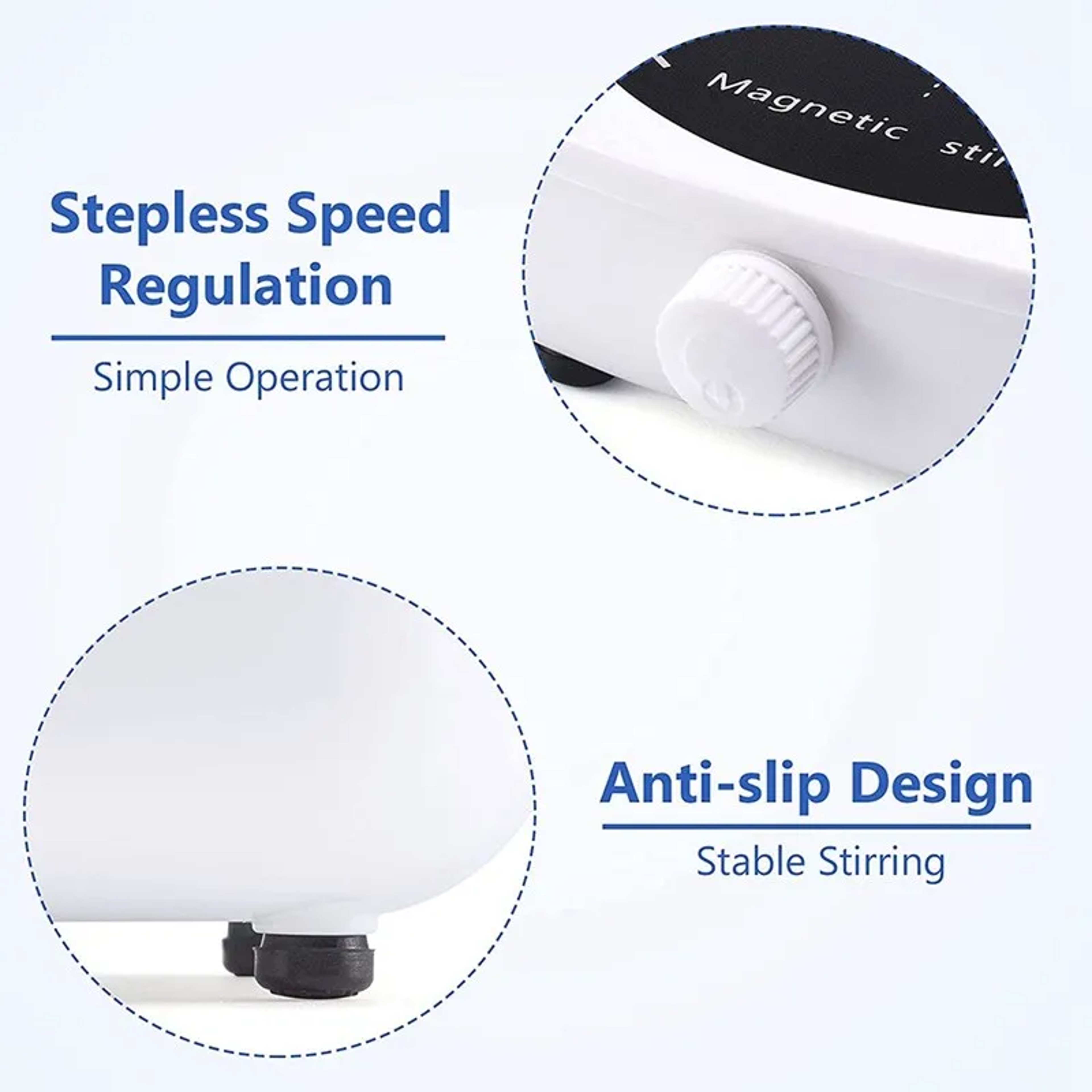 Magnetic Stirrer Mini Lab Stir Mixer Portable, USB Powered – view 6