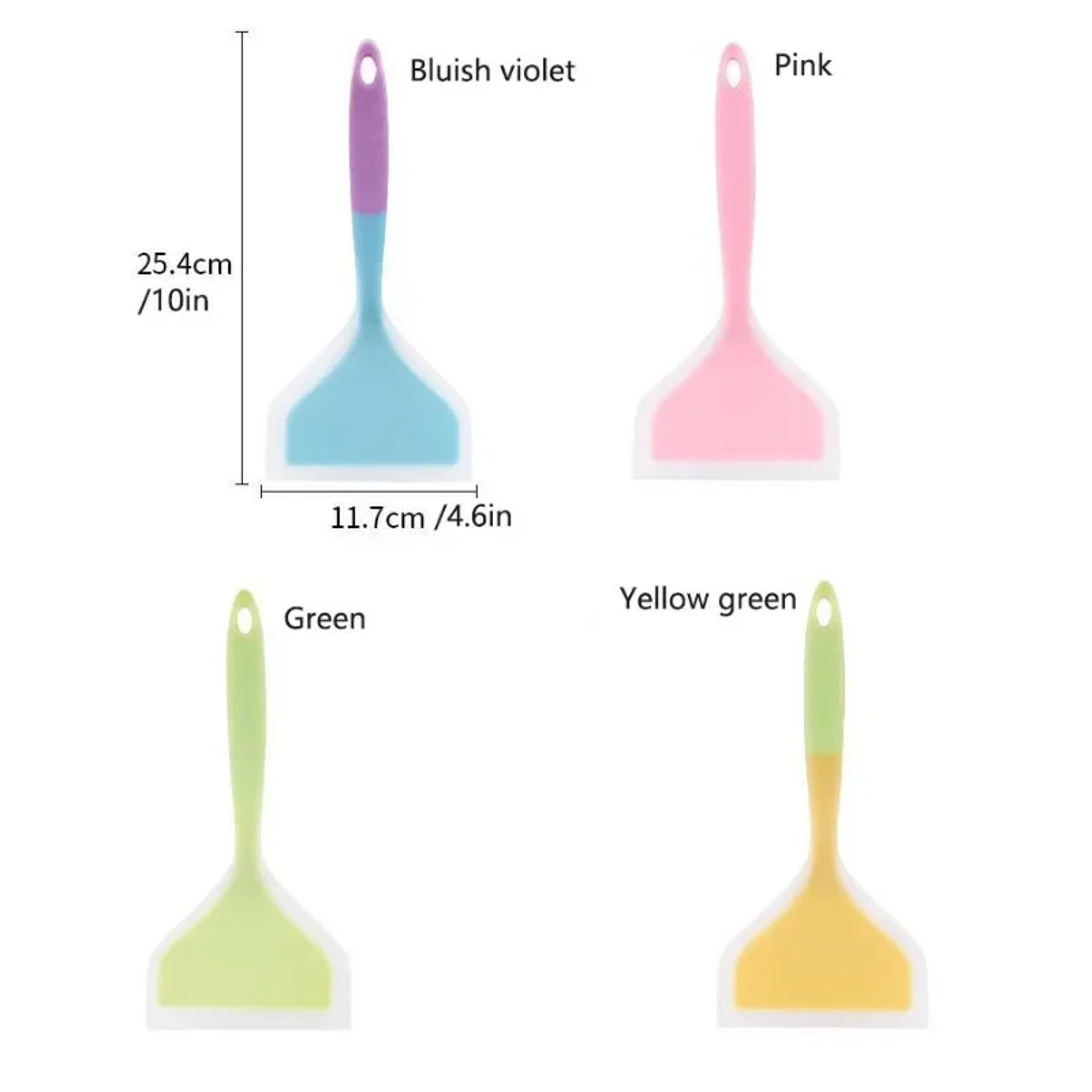 NonStick Silicone Cooking Spatula High Temperature Food Grade Kitchen Tool For Cooking Baking  Cake 5