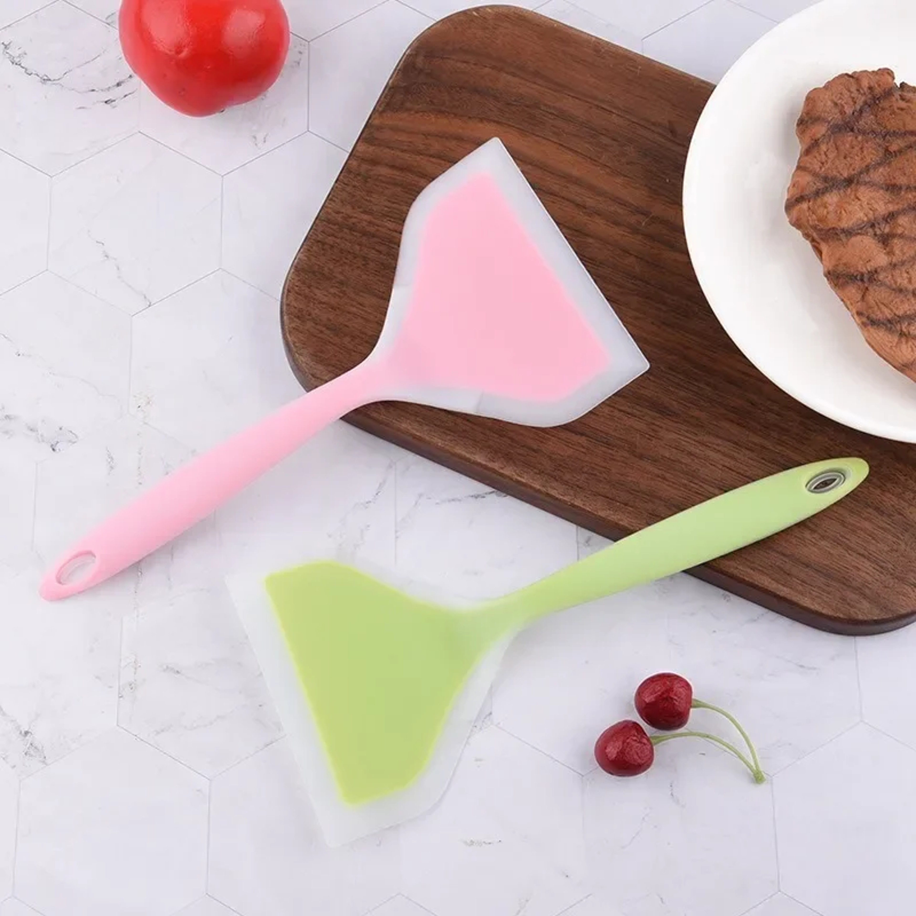 NonStick Silicone Cooking Spatula High Temperature Food Grade Kitchen Tool For Cooking Baking  Cake 3