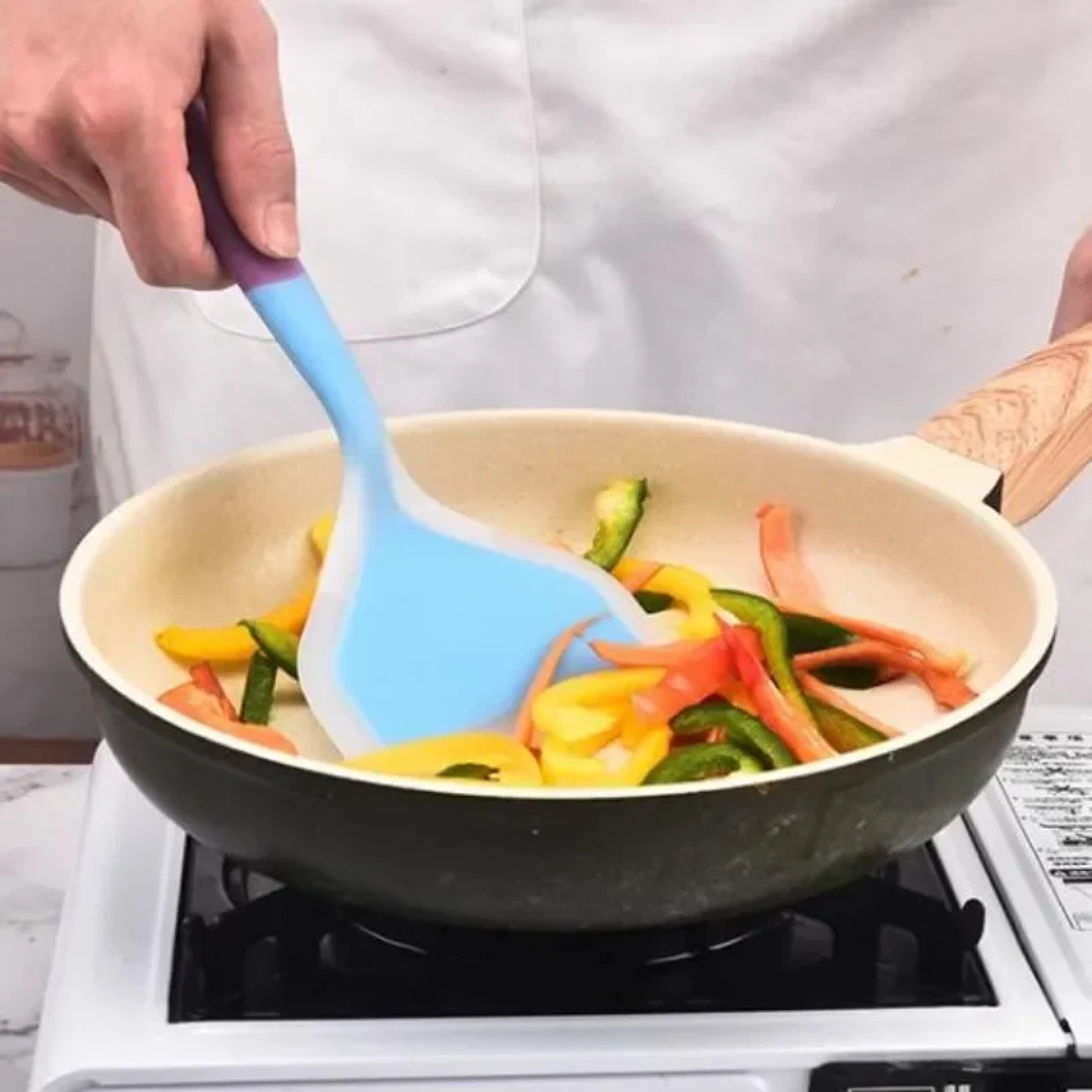 NonStick Silicone Cooking Spatula High Temperature Food Grade Kitchen Tool For Cooking Baking  Cake 4