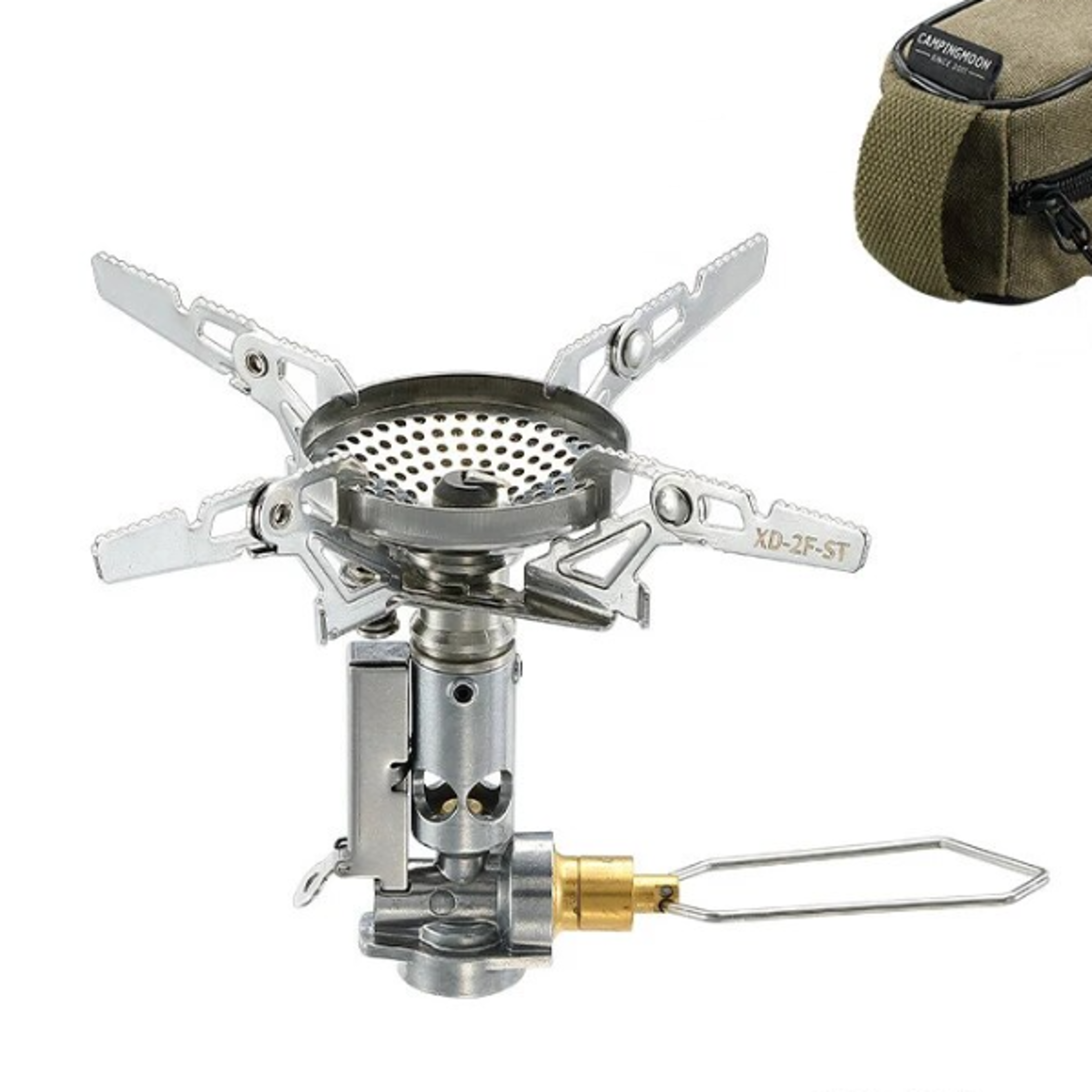 Outdoor Portable Gas Stove High Power Windproof Cooker for Hiking Camping  Field Cooking