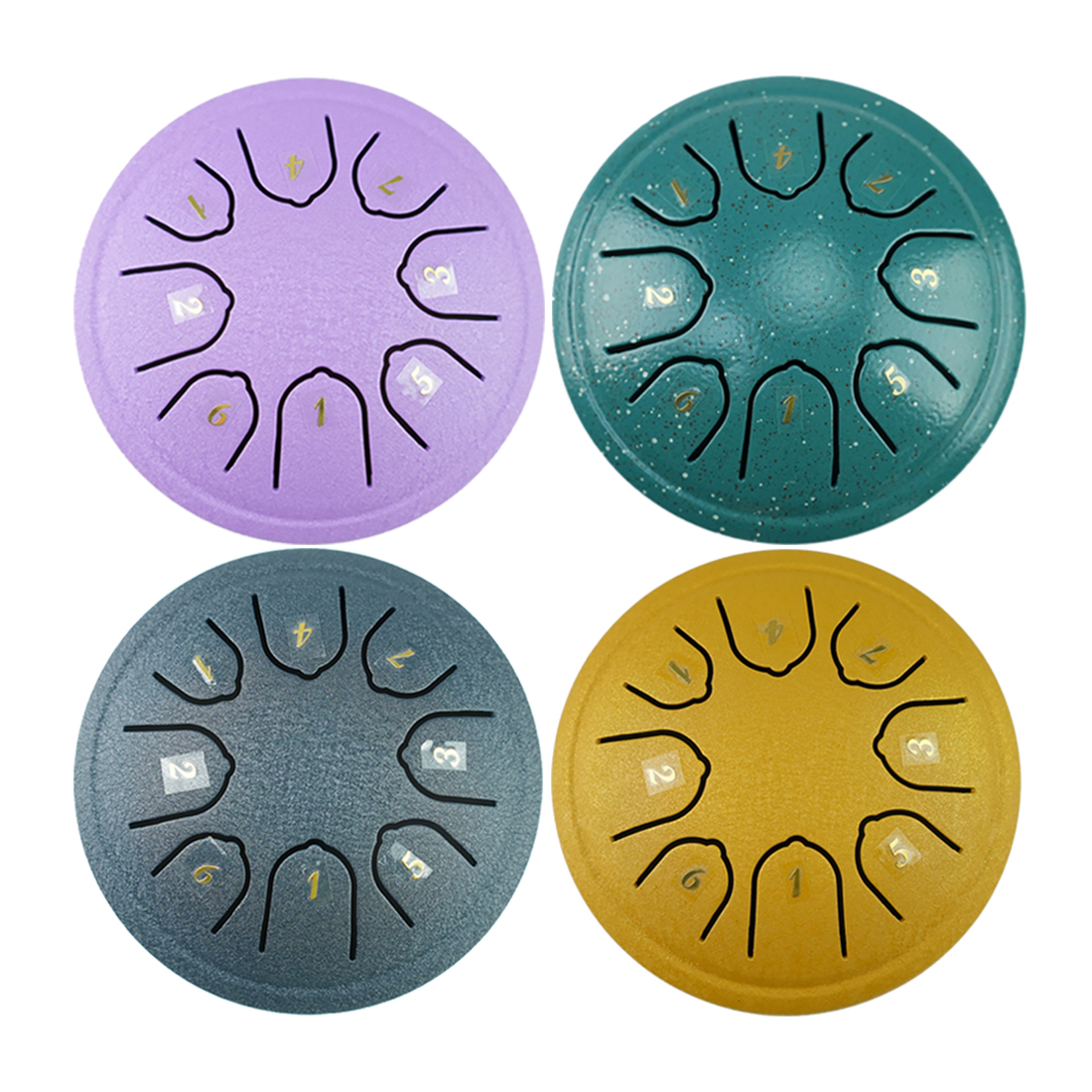Steel Tongue Drum With Drumsticks  Accessories Tone Hand Pan Music Instrument 1