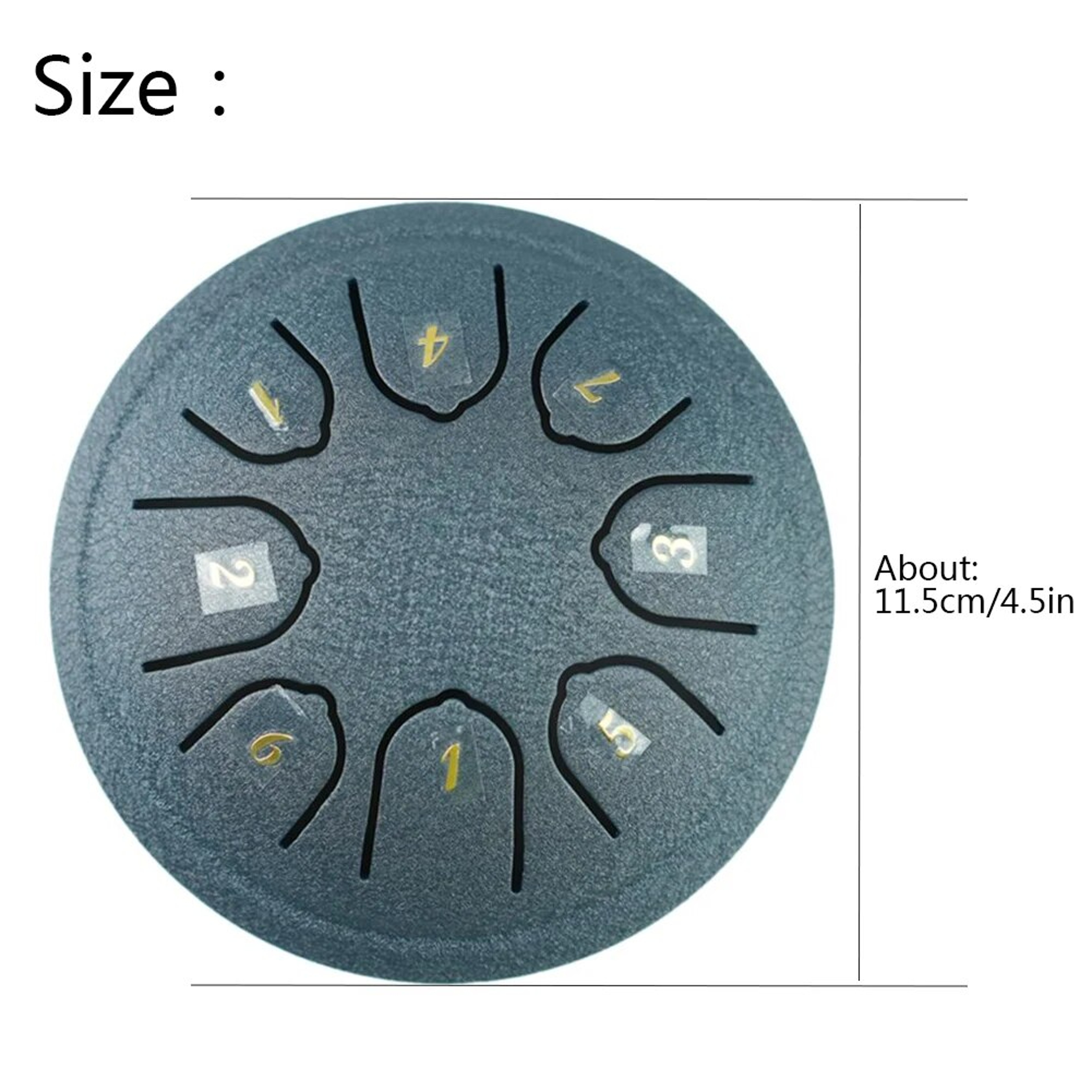 Steel Tongue Drum With Drumsticks  Accessories Tone Hand Pan Music Instrument 4