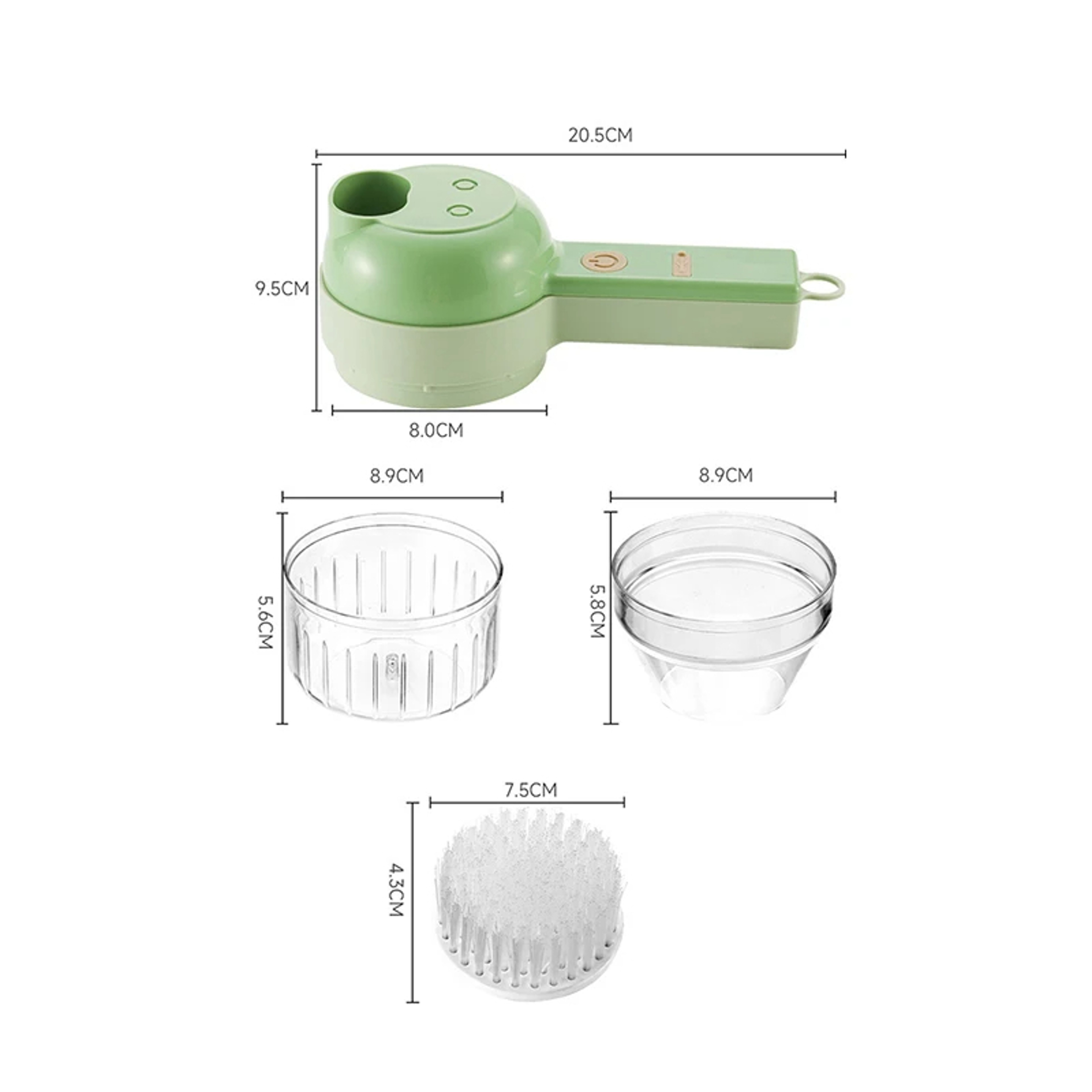 Wireless Electric Vegetable Cutter Set Handheld Food Chopper & Meat Grinder for Easy Kitchen Prep – view 4