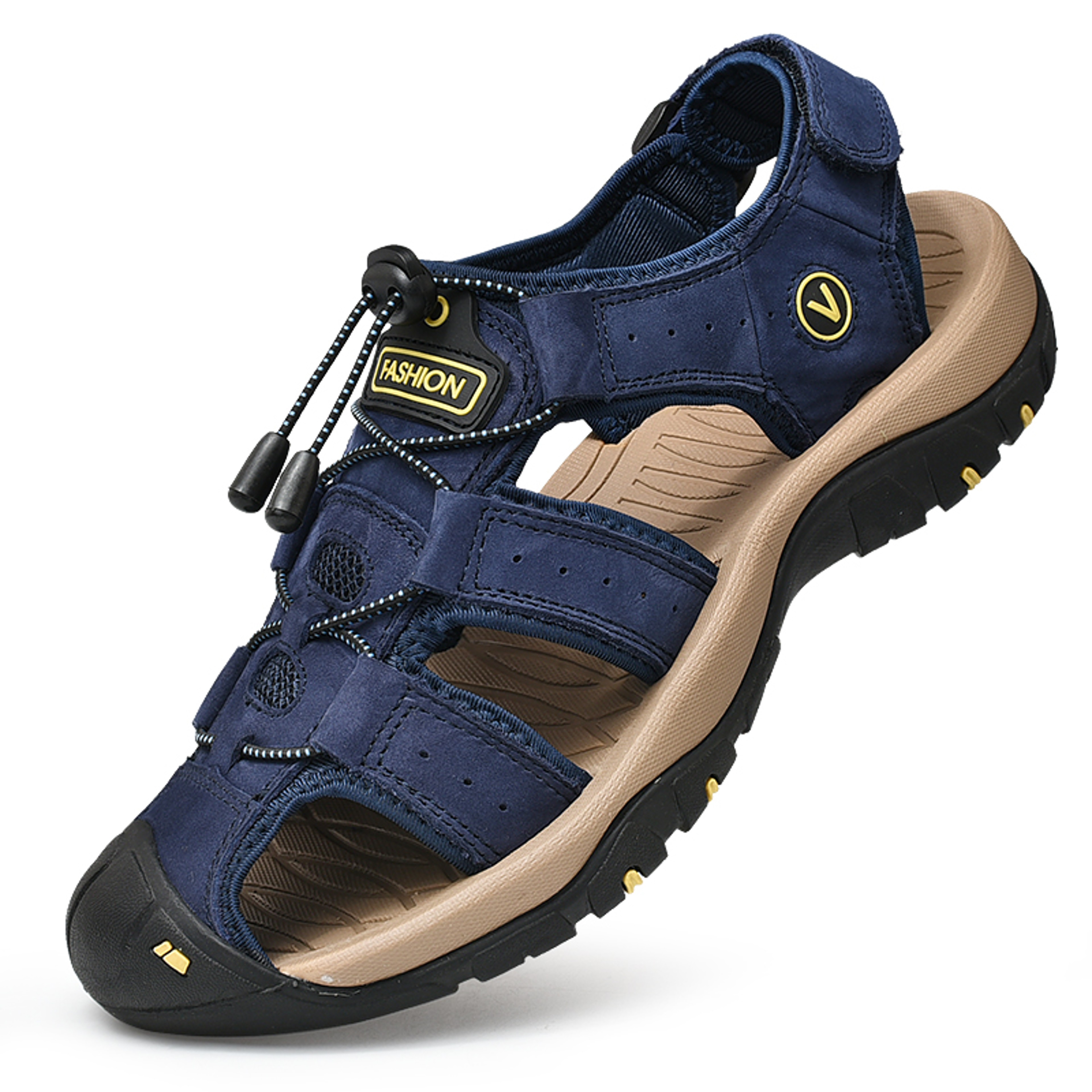 Genuine Leather Summer Men Sandals Comfortable Outdoor Beach Shoes 1